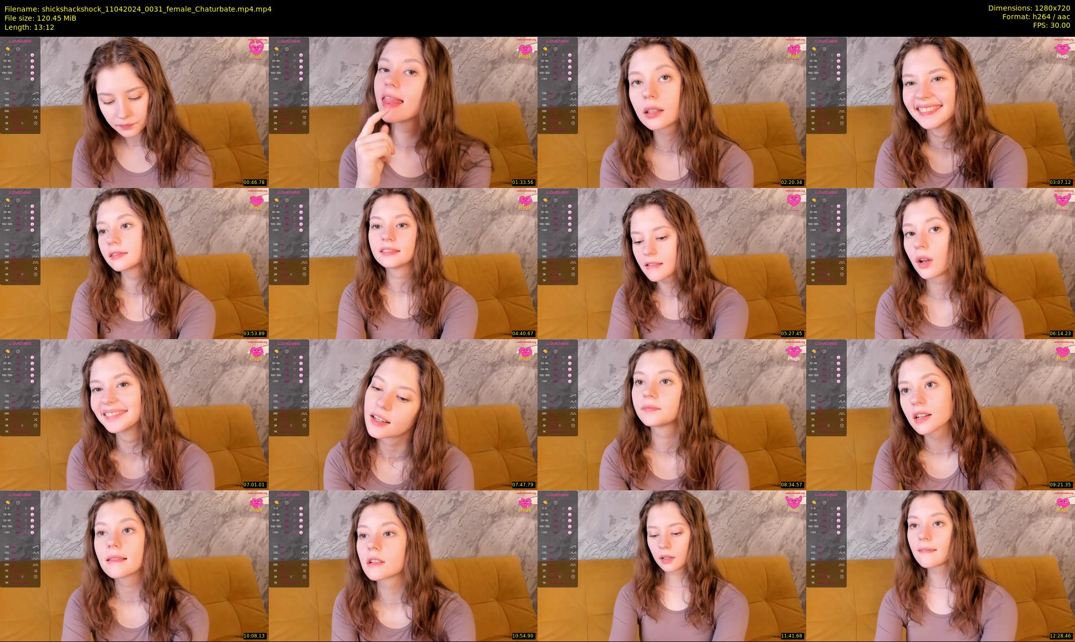 shickshackshock — 14 minute Chaturbate female cam show recording, 720p, Apr 11, 2024