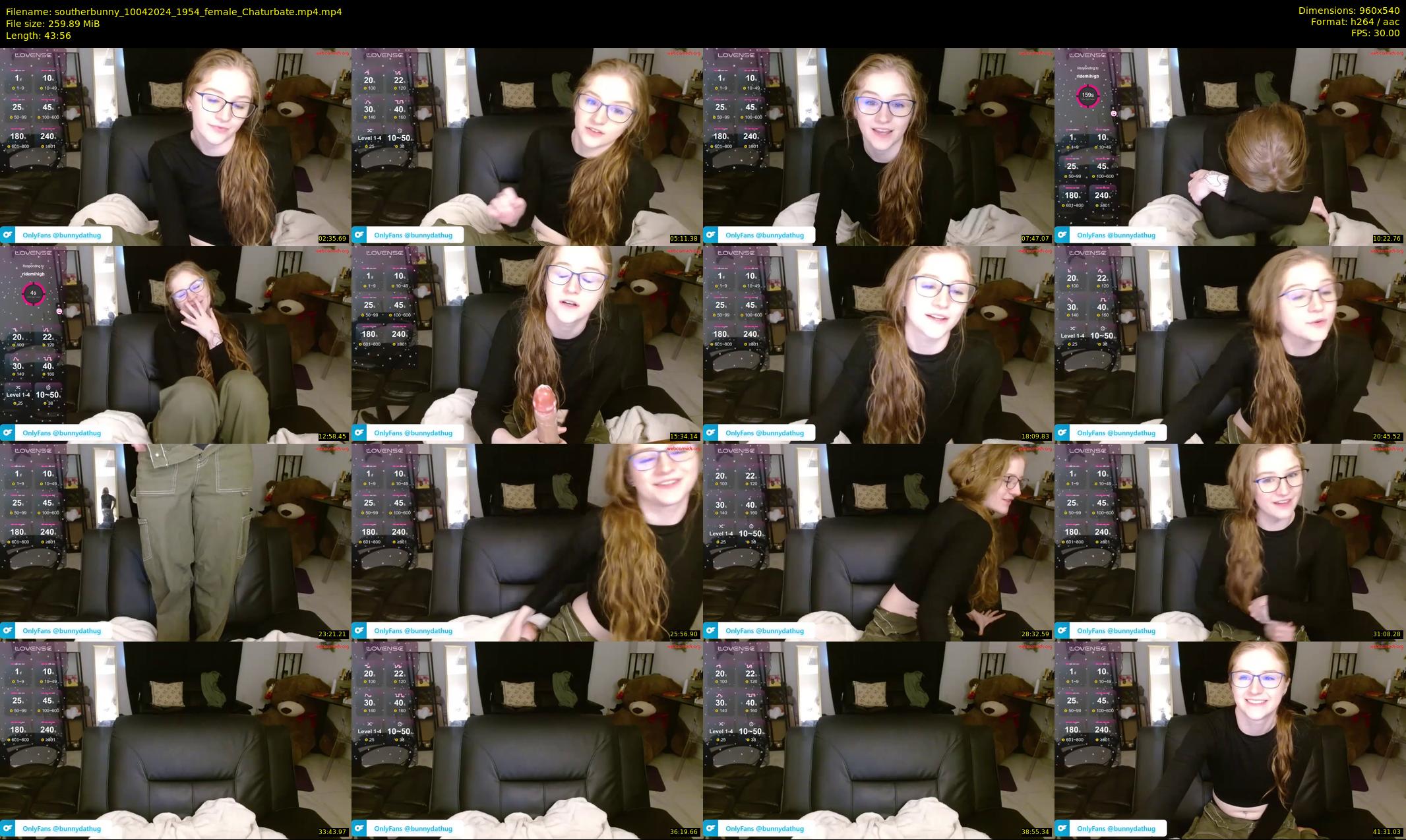 southerbunny — 44 minute Chaturbate female cam show recording, 480p, Apr 10, 2024