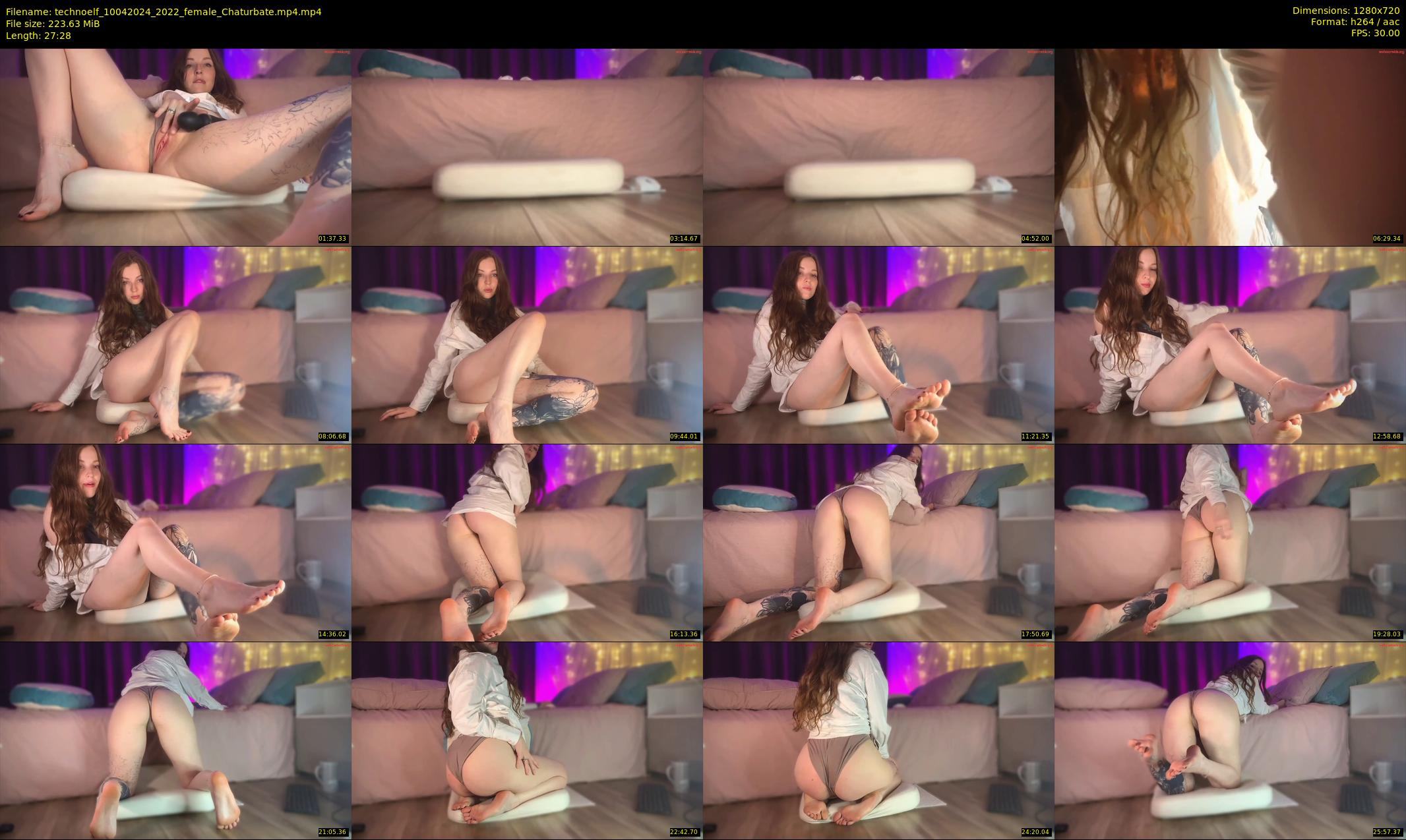 technoelf — 28 minute Chaturbate female cam show recording, 720p, Apr 10, 2024