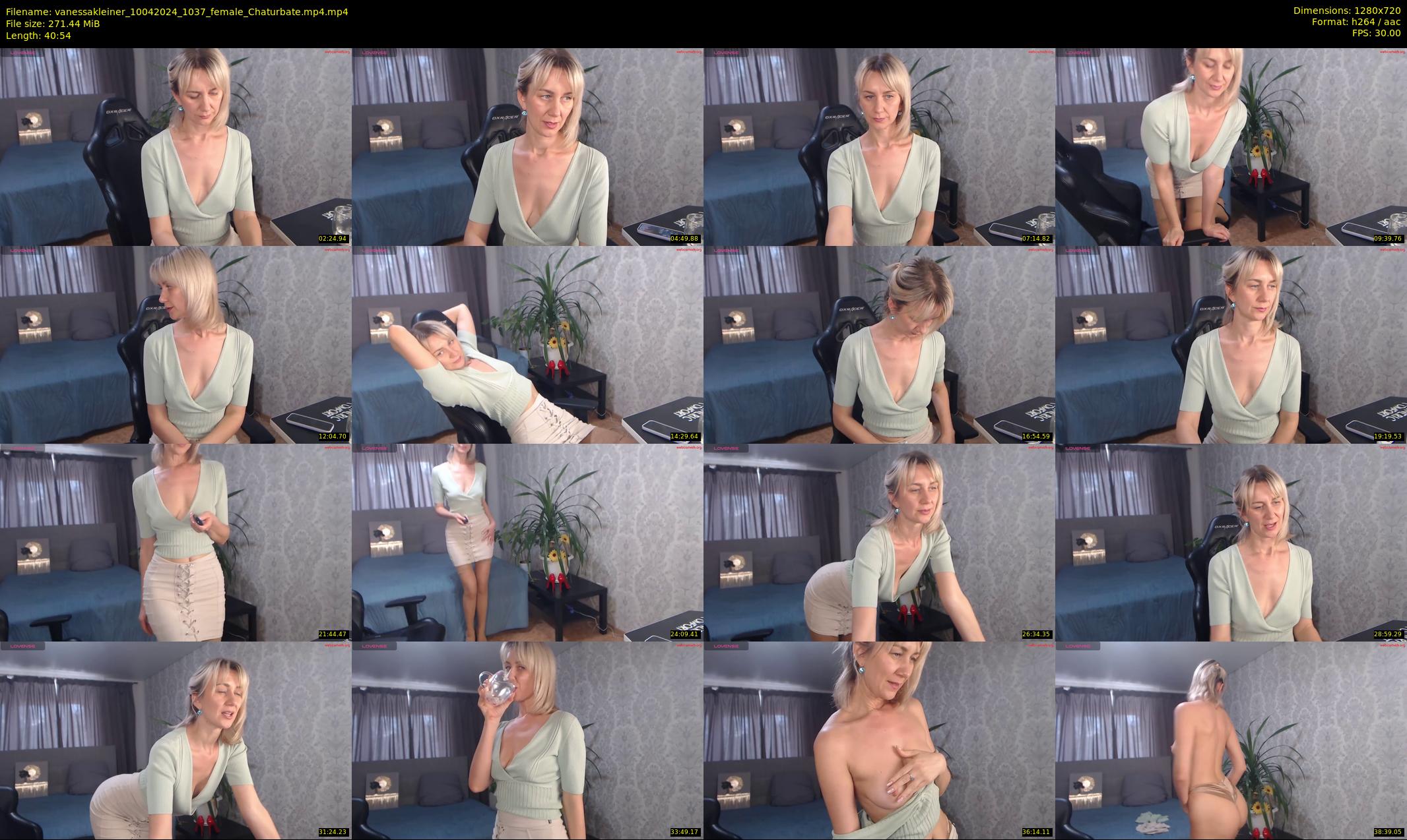 vanessakleiner — 41 minute Chaturbate female cam show recording, 720p, Apr 10, 2024