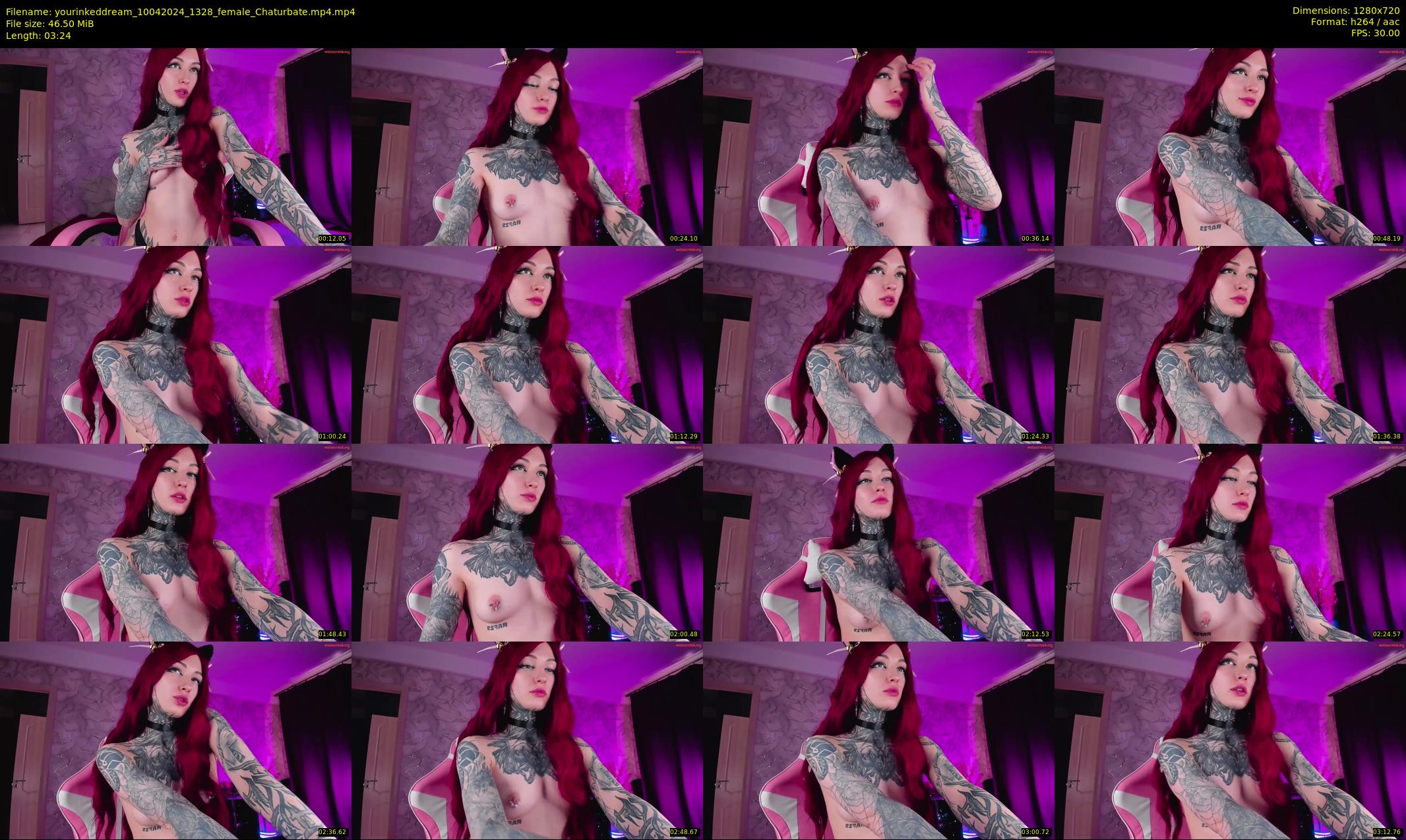 yourinkeddream — 4 minute Chaturbate couple cam show recording, 720p, Apr 10, 2024
