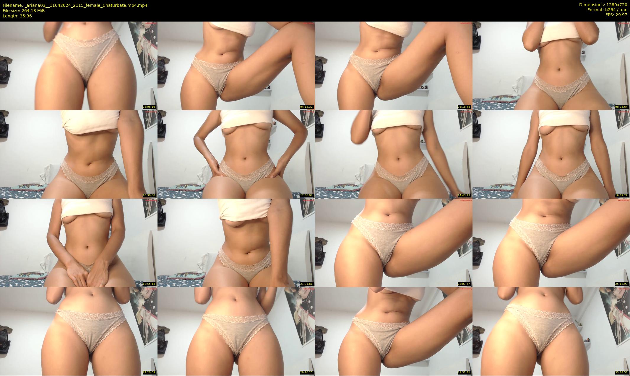 _ariana03_ — 36 minute Chaturbate female cam show recording, 720p, Apr 11, 2024