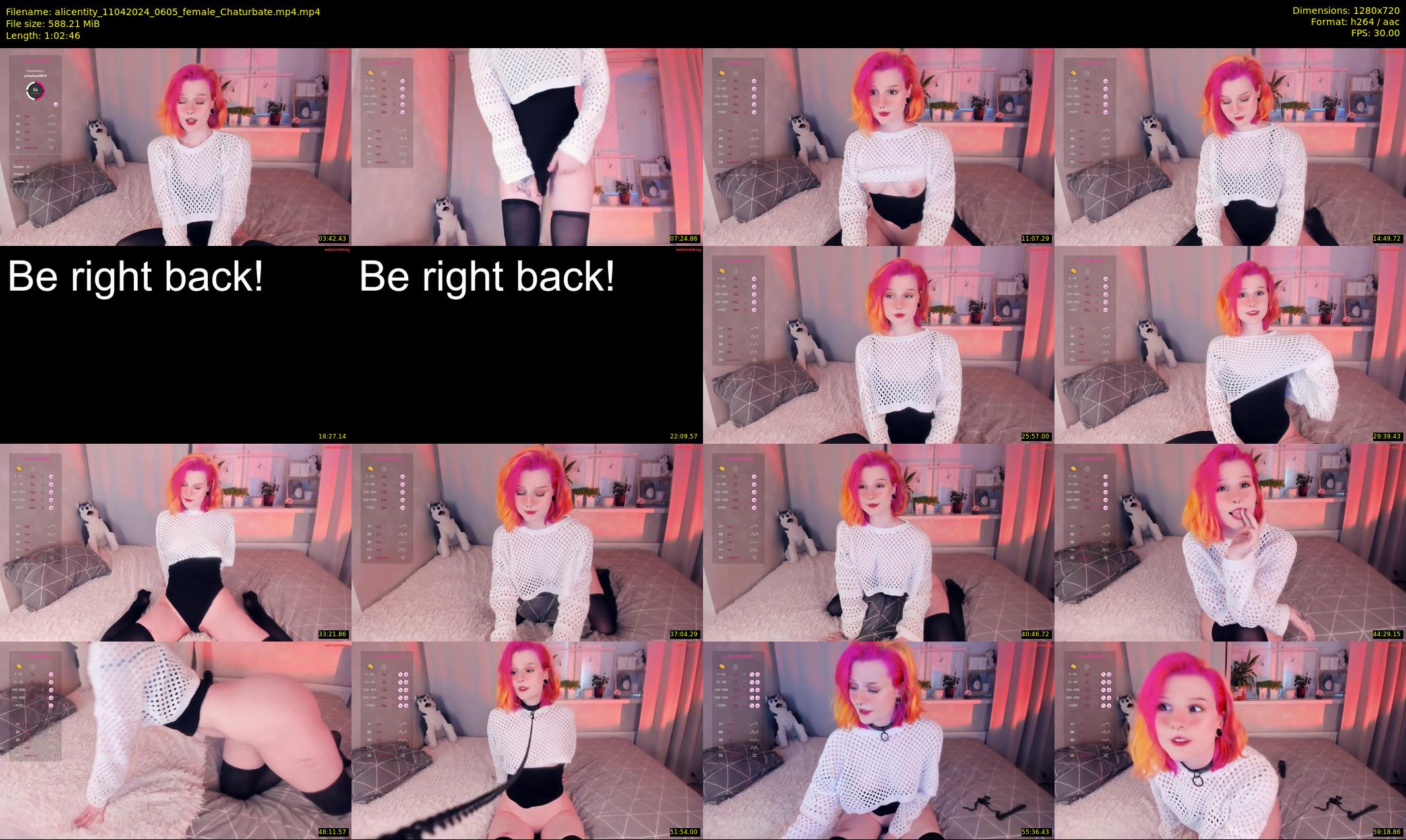alicentity — 63 minute Chaturbate female cam show recording, 720p, Apr 11, 2024