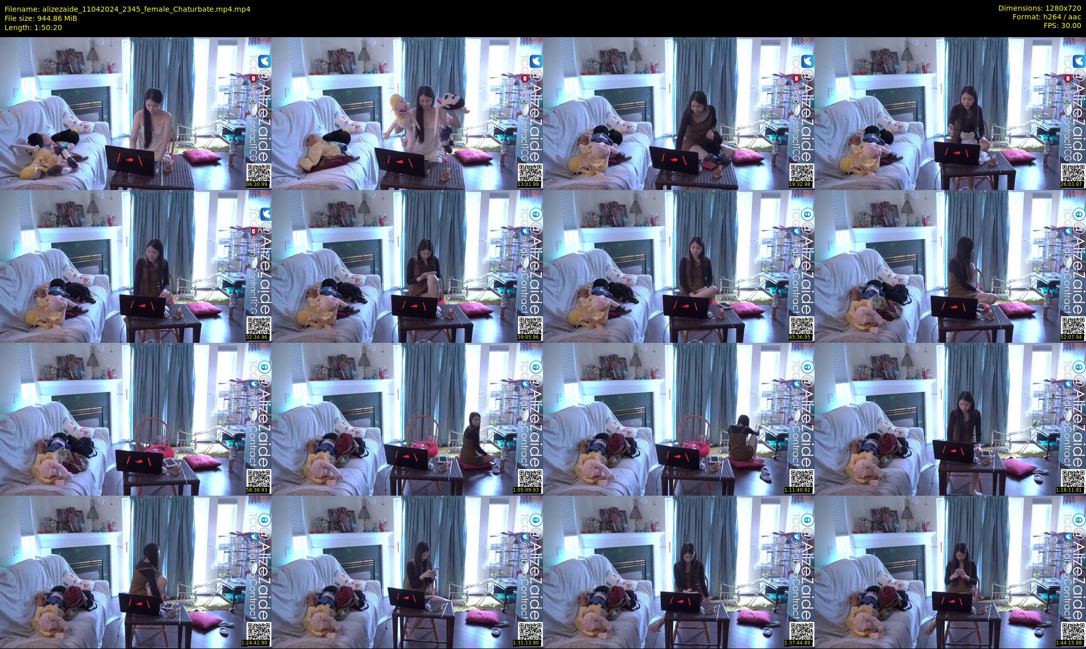 alizezaide — 111 minute Chaturbate female cam show recording, 720p, Apr 11, 2024