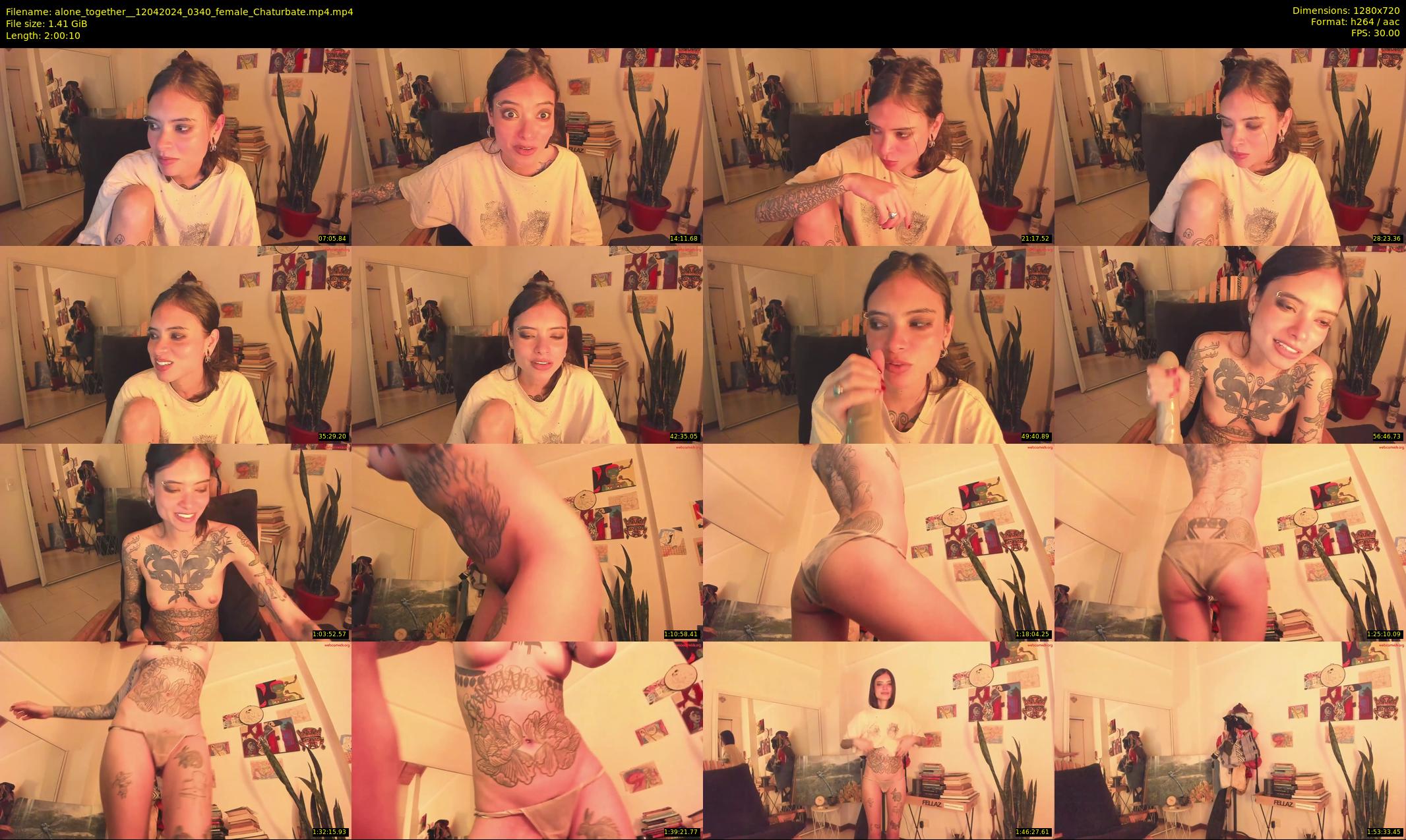 alone_together_ — 121 minute Chaturbate female cam show recording, 720p, Apr 12, 2024