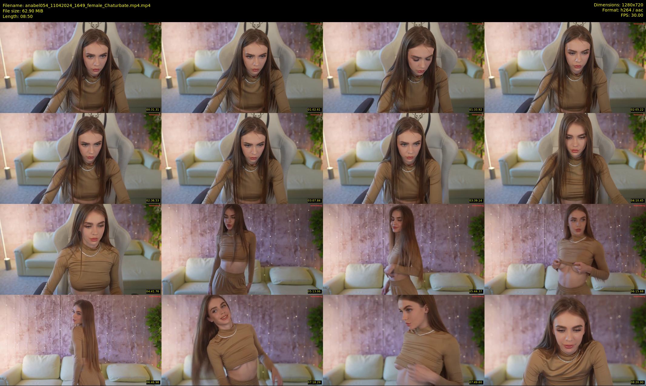 anabel054 — 9 minute Chaturbate female cam show recording, 720p, Apr 11, 2024