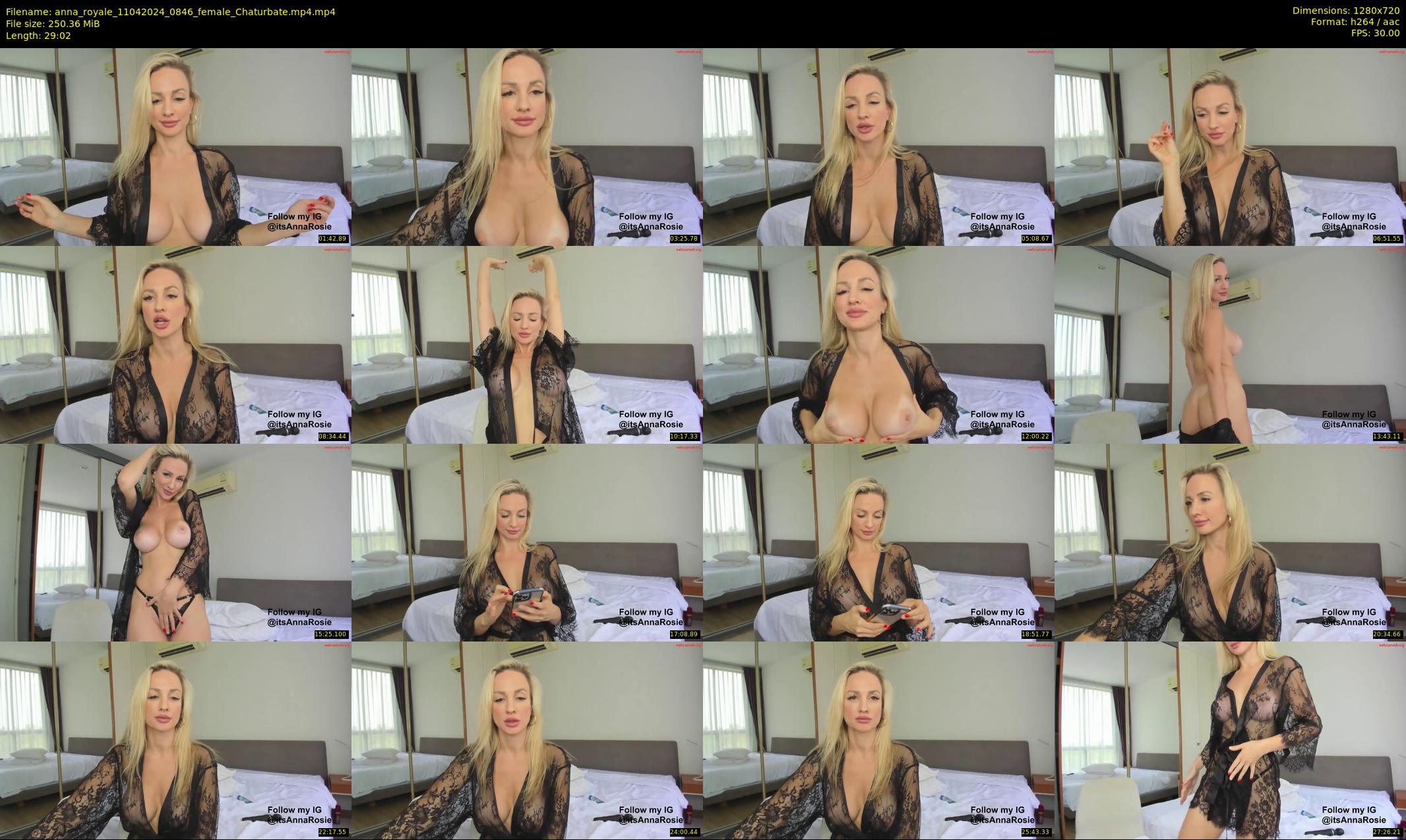 anna_royale — 30 minute Chaturbate female cam show recording, 720p, Apr 11, 2024