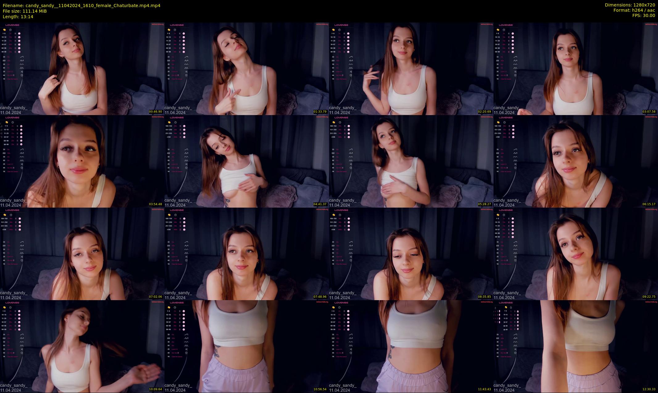 candy_sandy_ — 14 minute Chaturbate female cam show recording, 720p, Apr 11, 2024