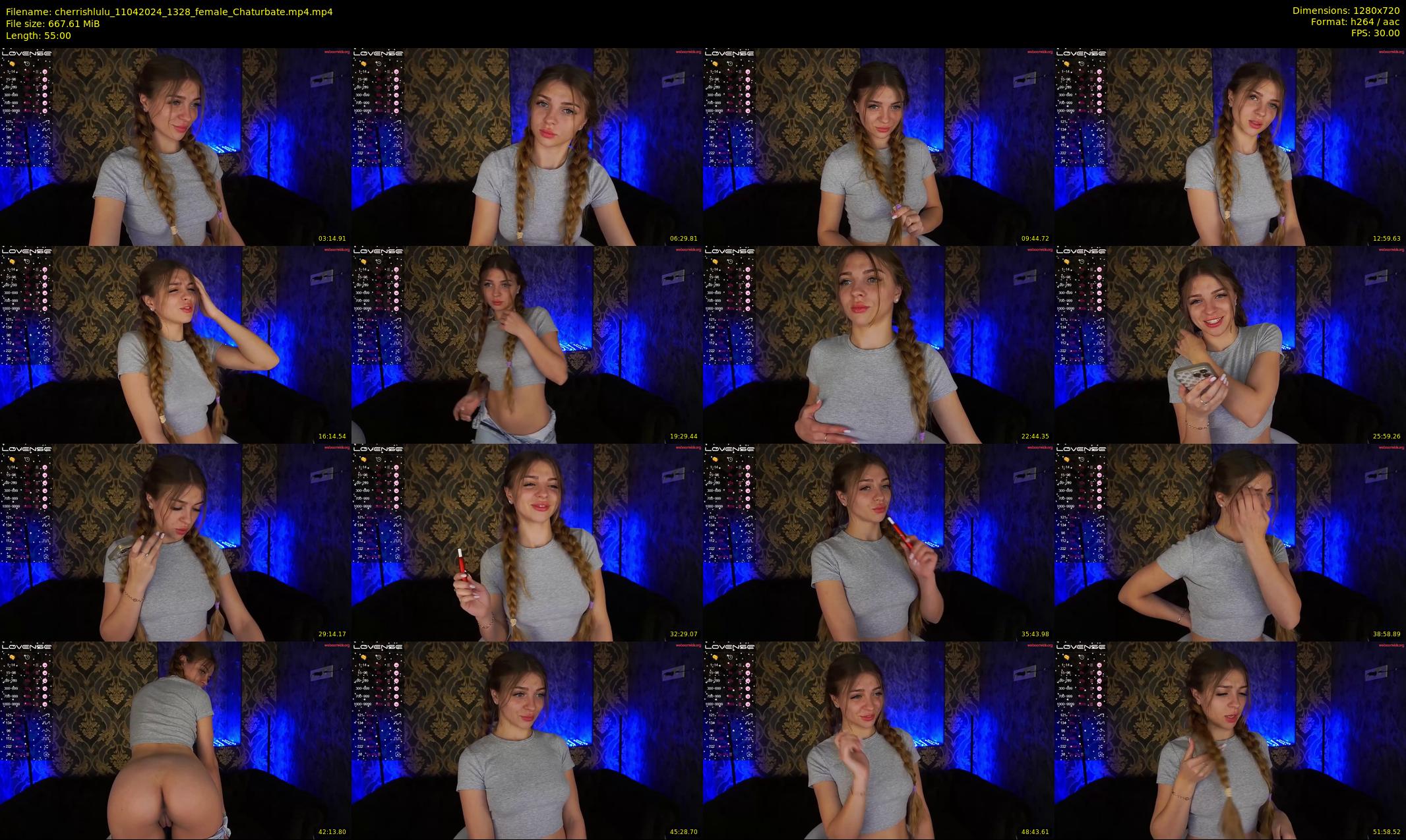 cherrishlulu — 55 minute Chaturbate female cam show recording, 720p, Apr 11, 2024