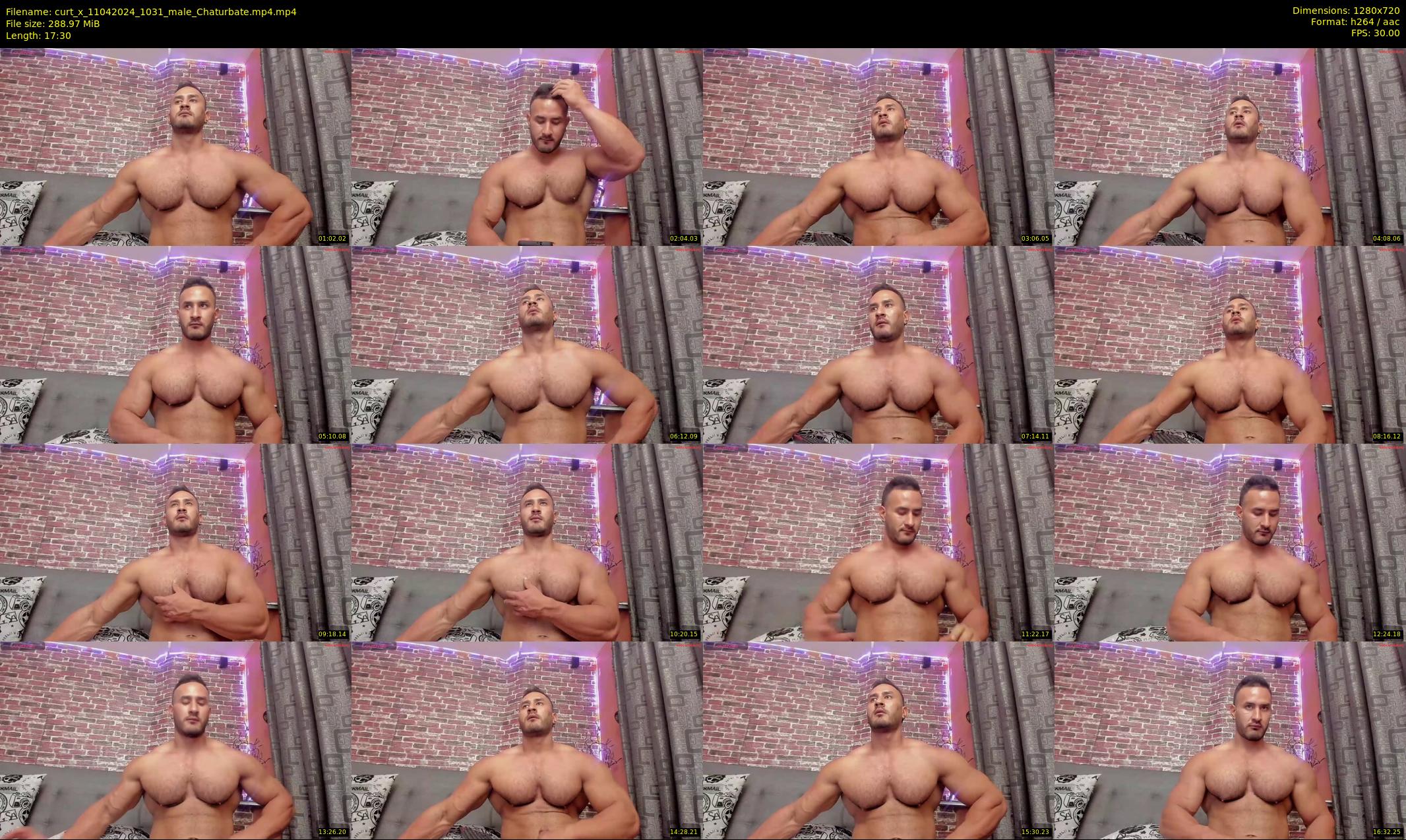 curt_x — 18 minute Chaturbate male cam show recording, 720p, Apr 11, 2024