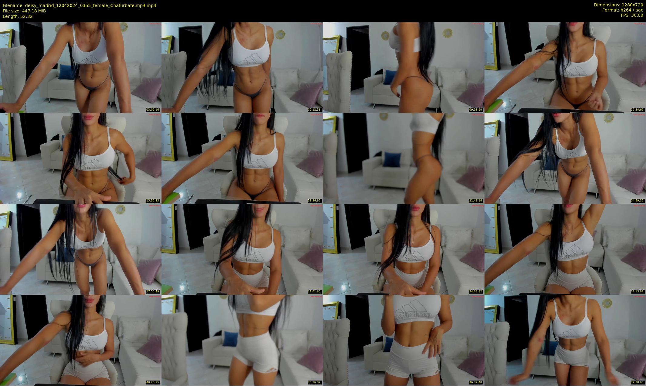 deisy_madrid — 53 minute Chaturbate female cam show recording, 720p, Apr 12, 2024