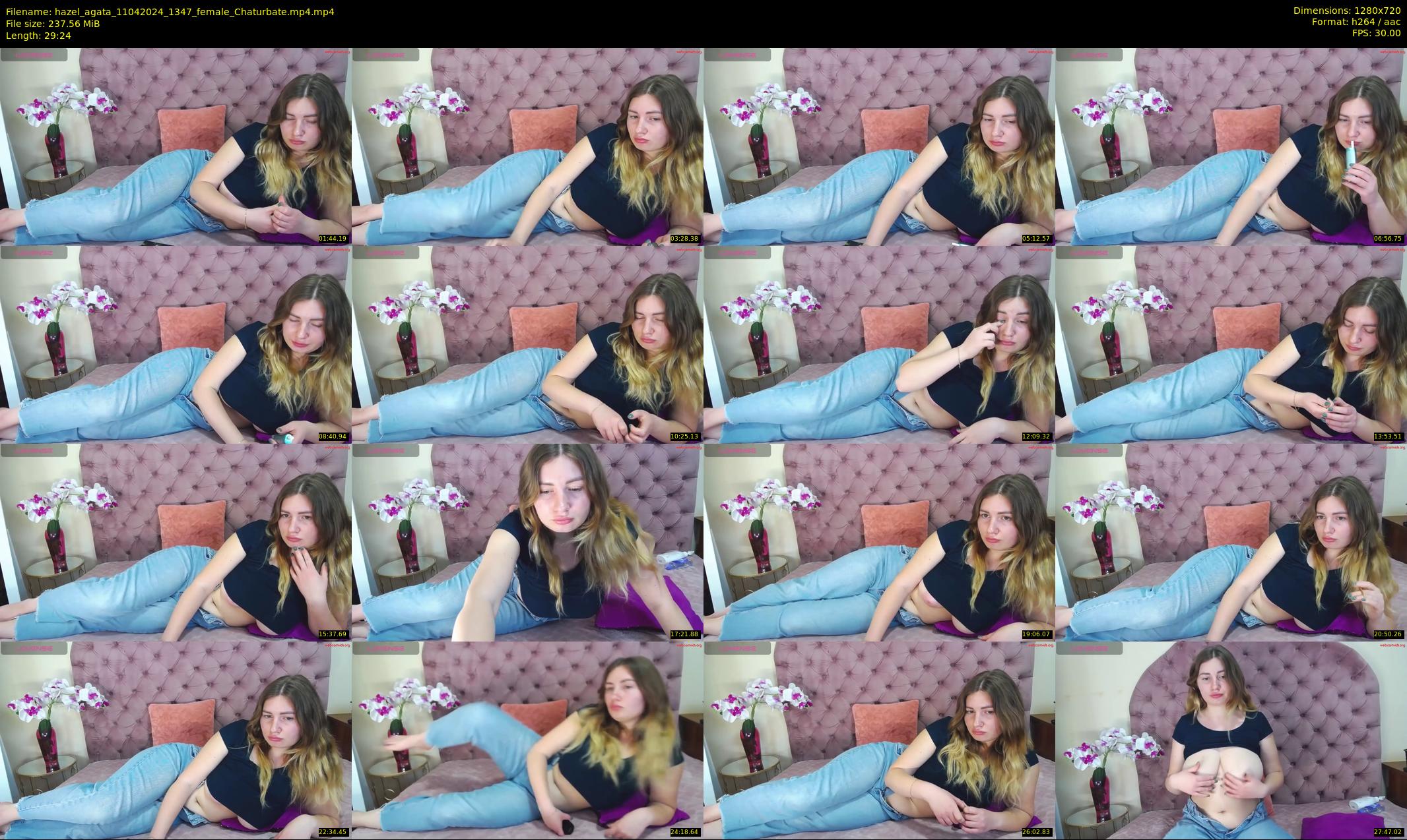 hazel_agata — 30 minute Chaturbate female cam show recording, 720p, Apr 11, 2024