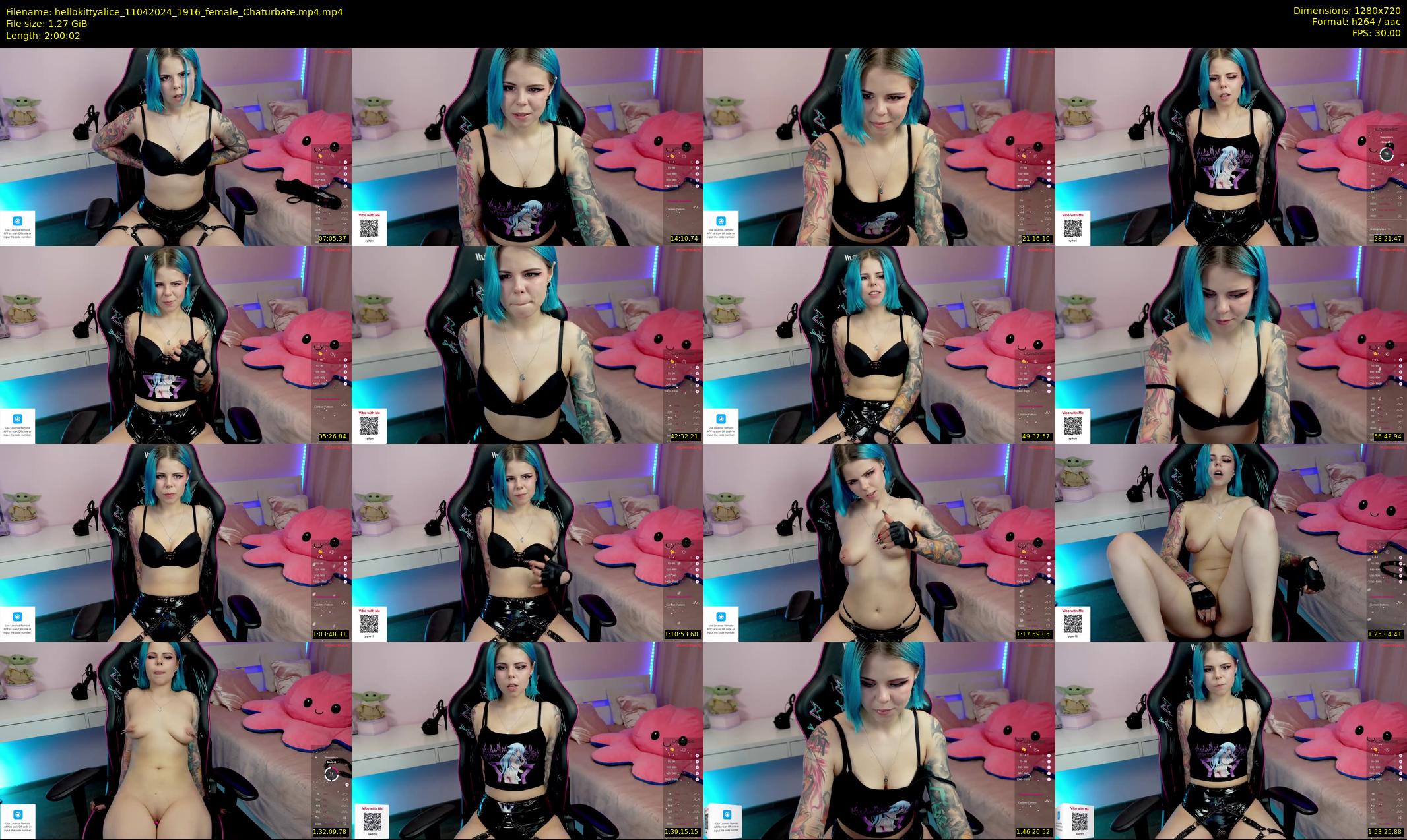 hellokittyalice — 121 minute Chaturbate female cam show recording, 720p, Apr 11, 2024