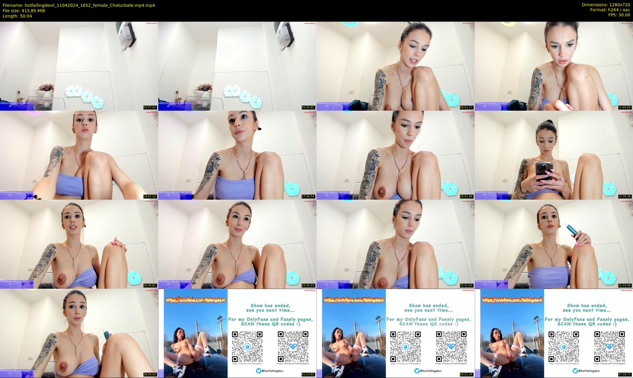 hotfallingdevil — 51 minute Chaturbate female cam show recording, 720p, Apr 11, 2024