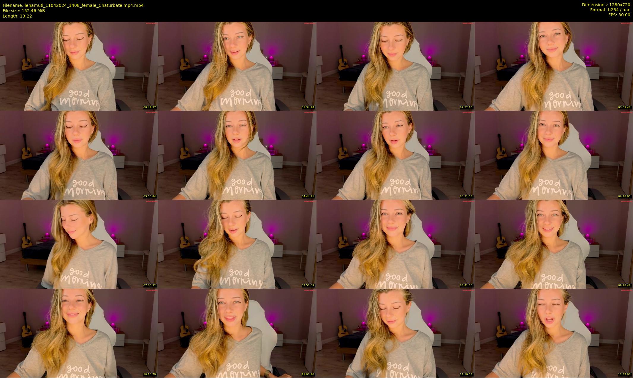 lenamuti — 14 minute Chaturbate female cam show recording, 720p, Apr 11, 2024