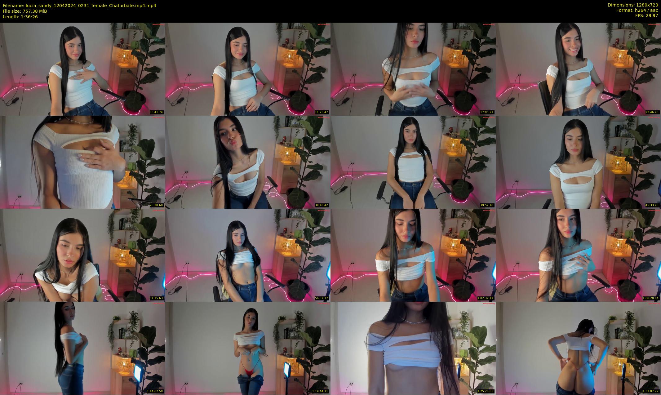 lucia_sandy — 97 minute Chaturbate female cam show recording, 720p, Apr 12, 2024