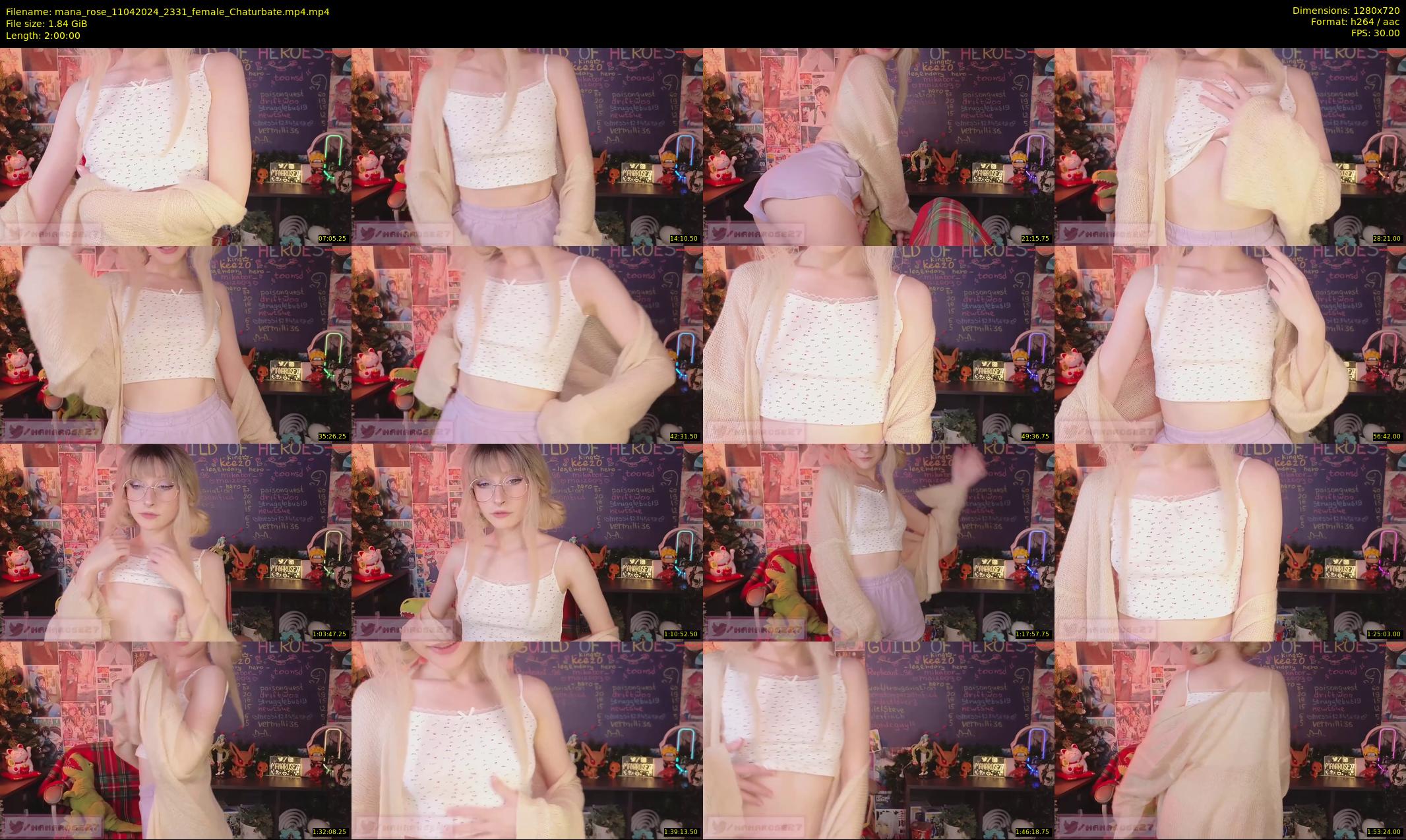 mana_rose — 120 minute Chaturbate female cam show recording, 720p, Apr 11, 2024
