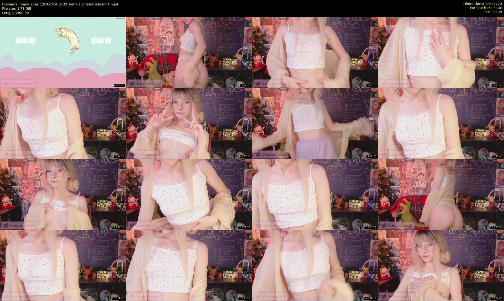 mana_rose — 120 minute Chaturbate female cam show recording, 720p, Apr 12, 2024