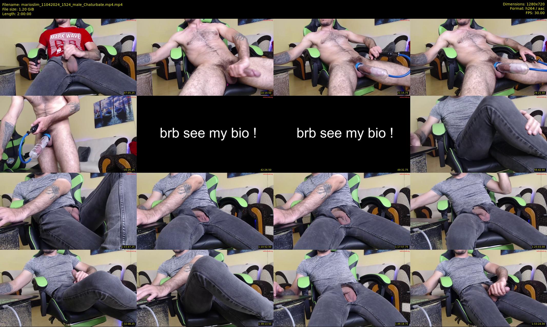 marioslim — 120 minute Chaturbate male cam show recording, 720p, Apr 11, 2024