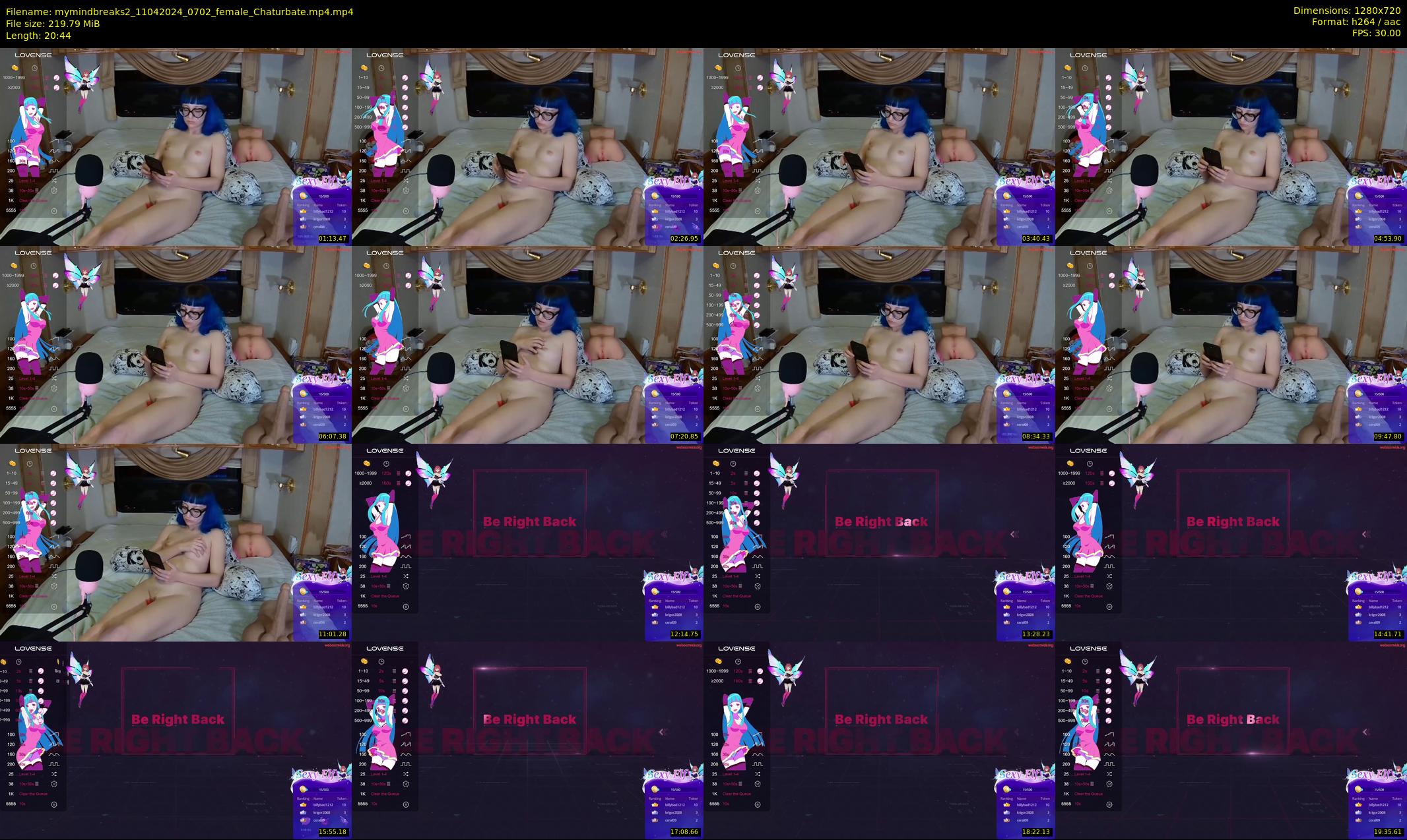 mymindbreaks2 — 21 minute Chaturbate female cam show recording, 720p, Apr 11, 2024