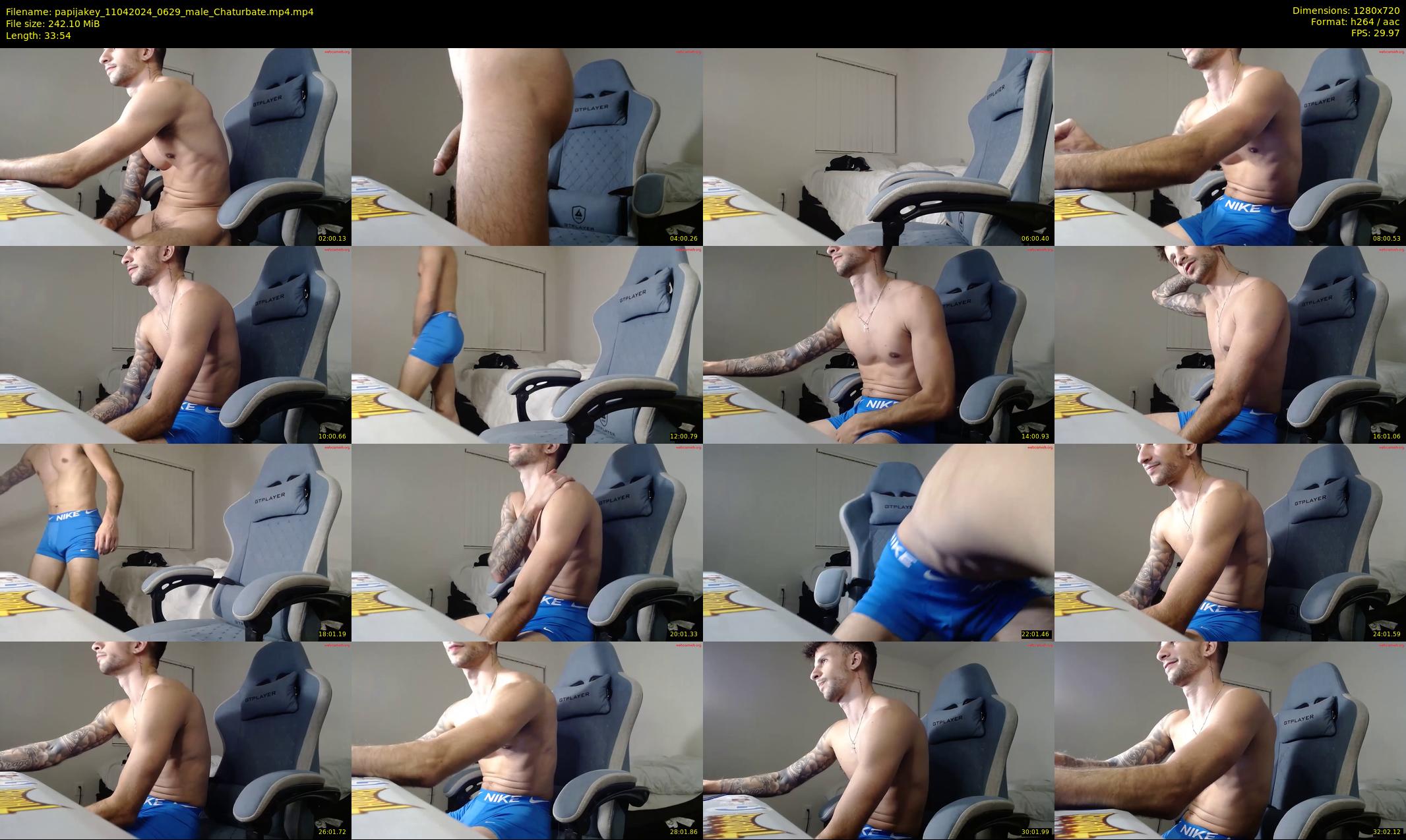 papijakey — 34 minute Chaturbate male cam show recording, 720p, Apr 11, 2024