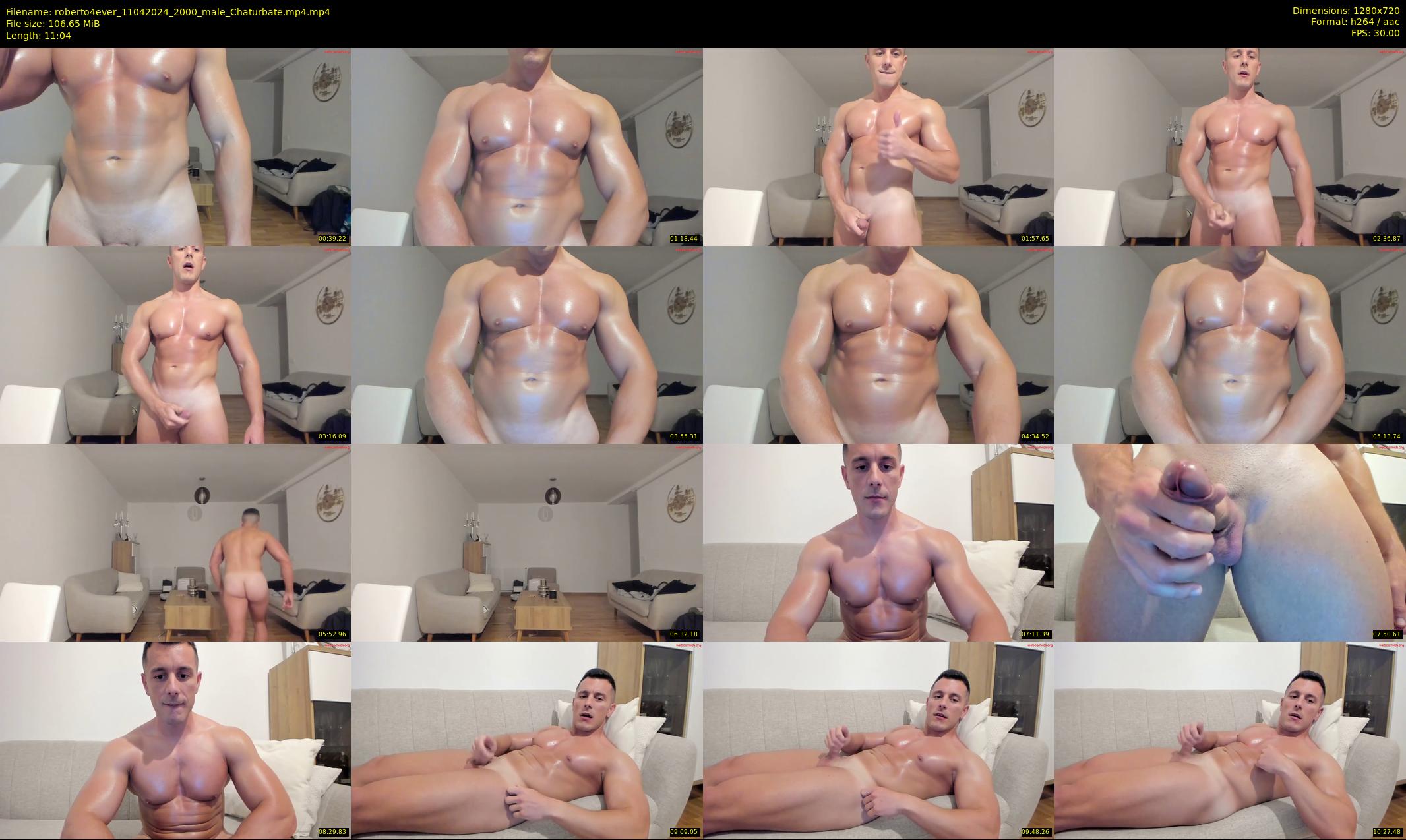 roberto4ever — 12 minute Chaturbate male cam show recording, 720p, Apr 11, 2024