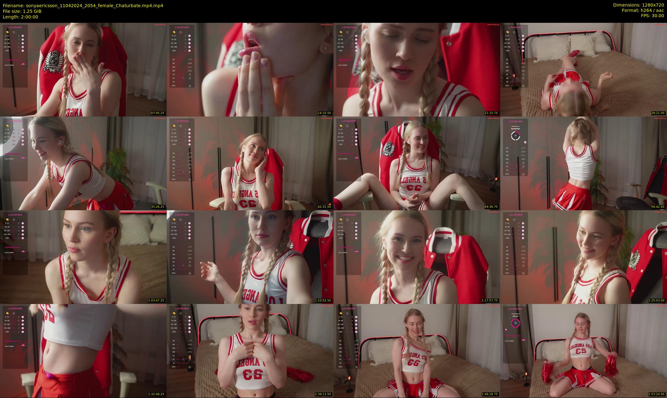 sonyaericsson — 120 minute Chaturbate female cam show recording, 720p, Apr 11, 2024