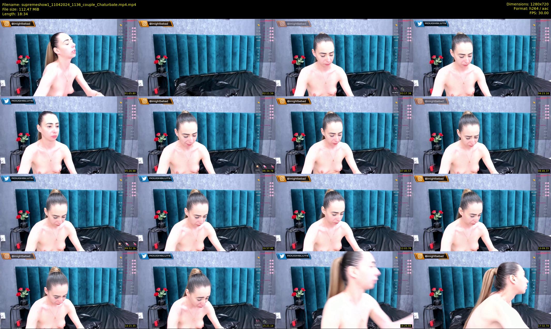 supremeshow1 — 19 minute Chaturbate couple cam show recording, 720p, Apr 11, 2024