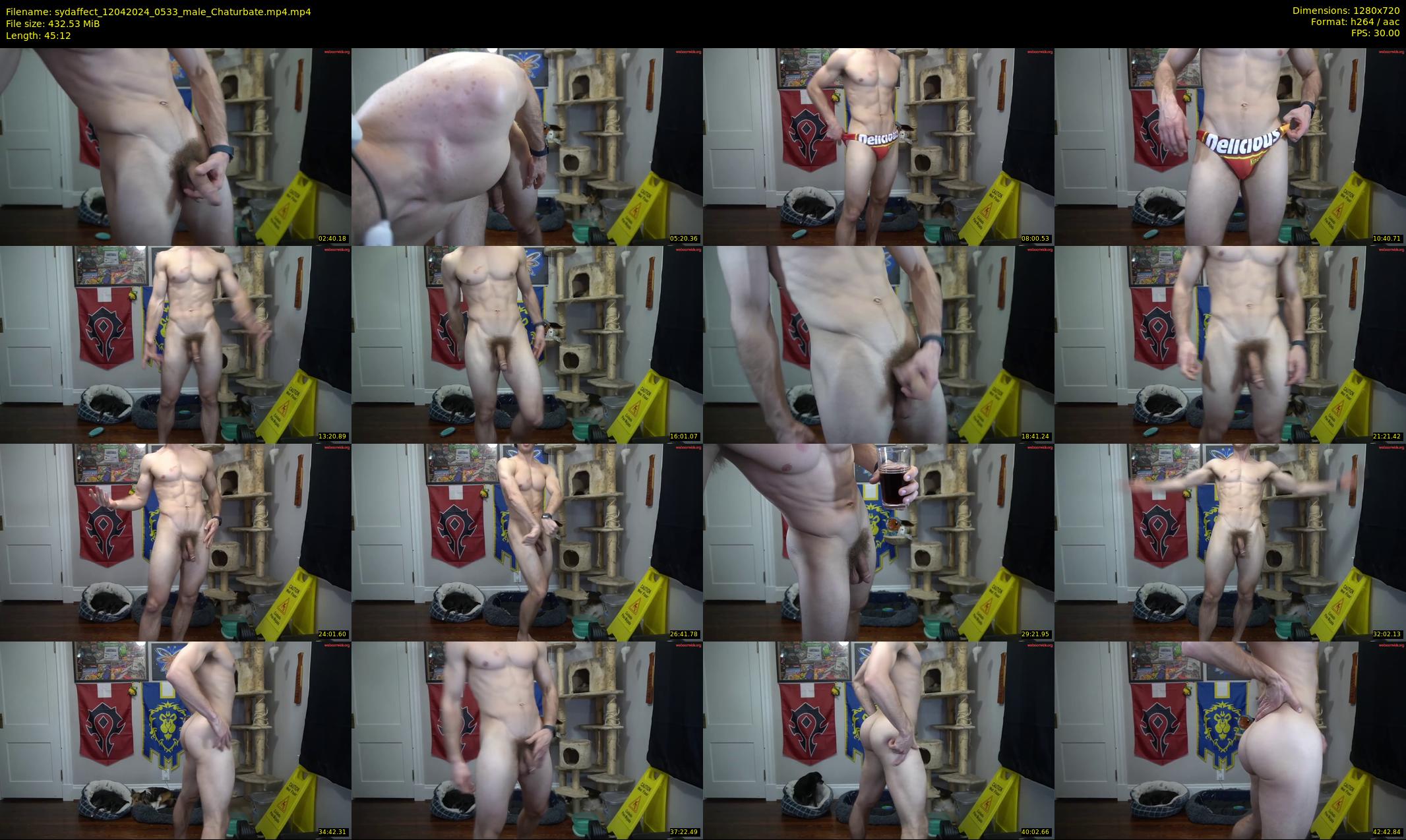 sydaffect — 46 minute Chaturbate male cam show recording, 720p, Apr 12, 2024