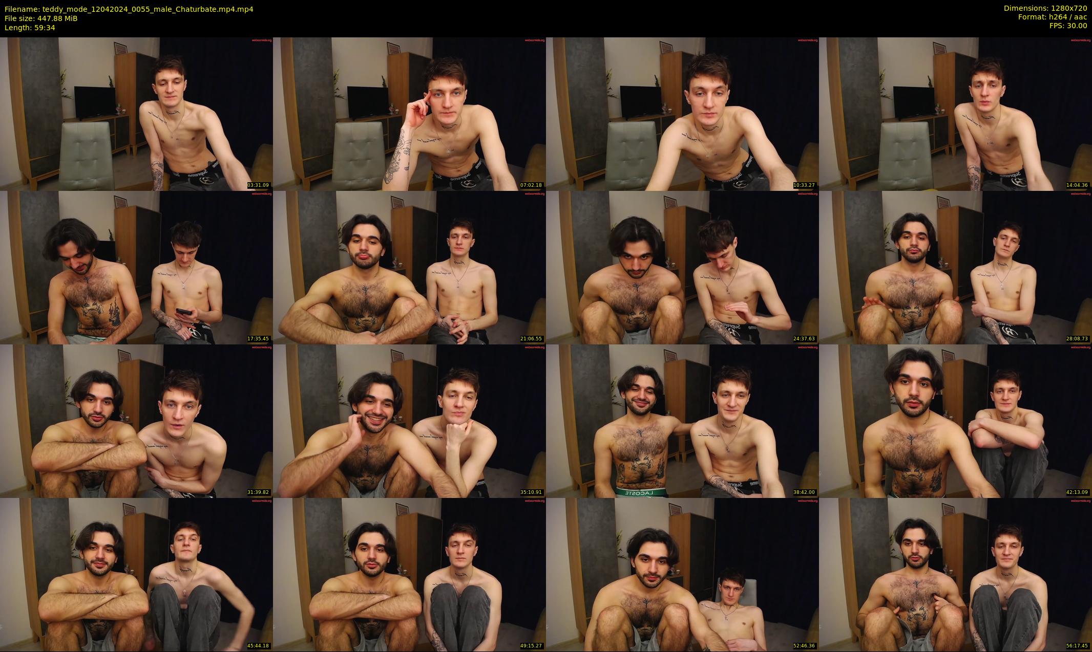 teddy_mode — 60 minute Chaturbate couple cam show recording, 720p, Apr 12, 2024