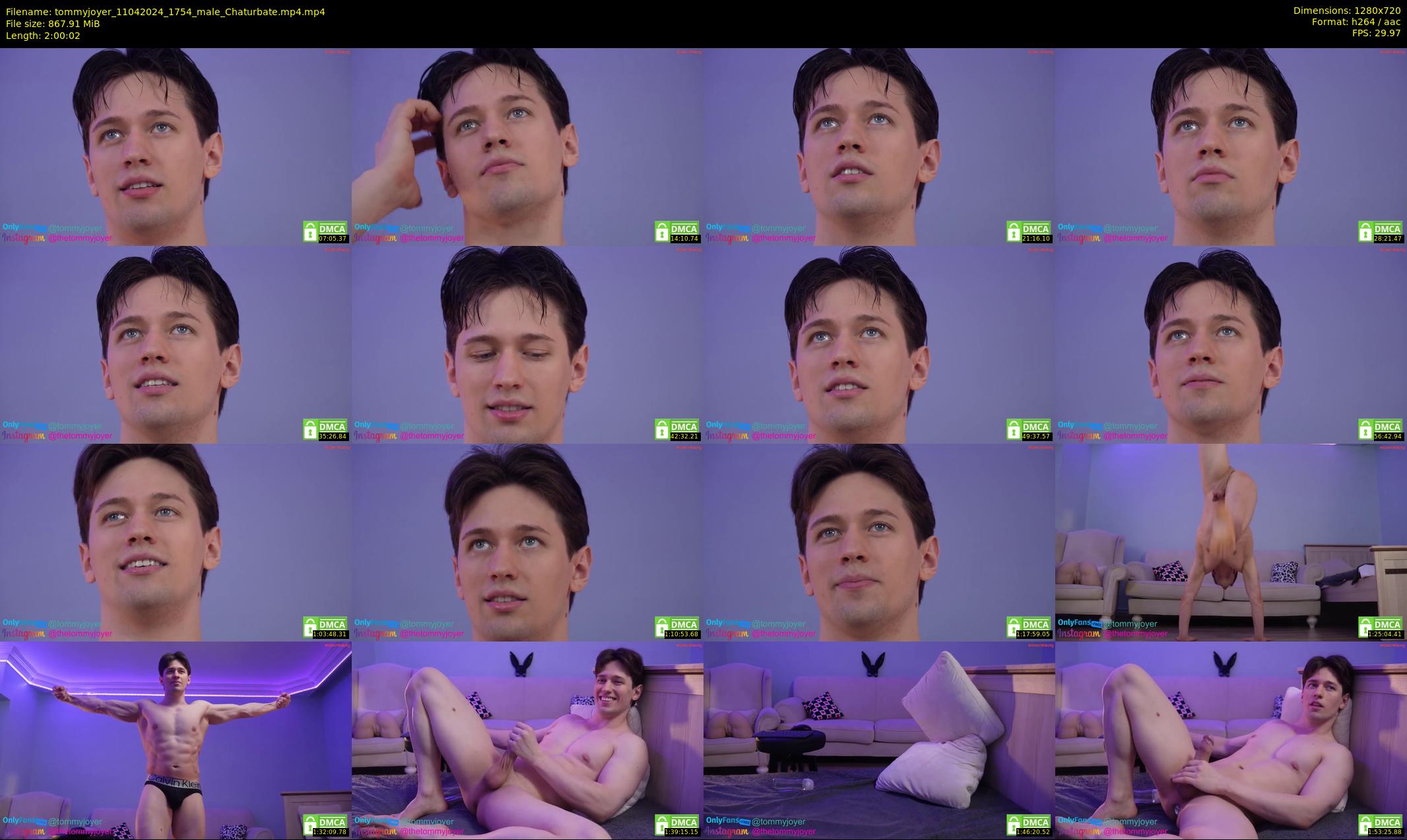 tommyjoyer — 121 minute Chaturbate male cam show recording, 720p, Apr 11, 2024