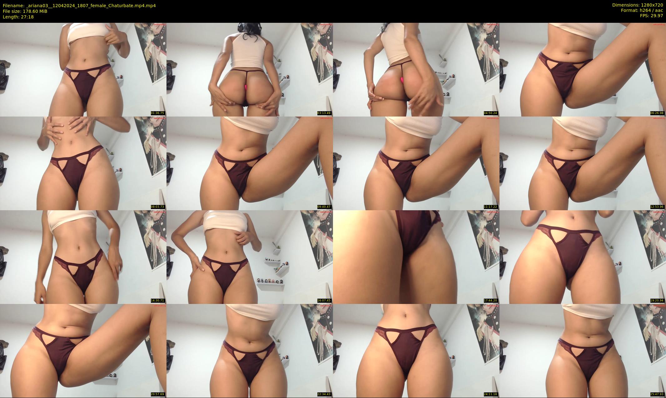 _ariana03_ — 28 minute Chaturbate female cam show recording, 720p, Apr 12, 2024