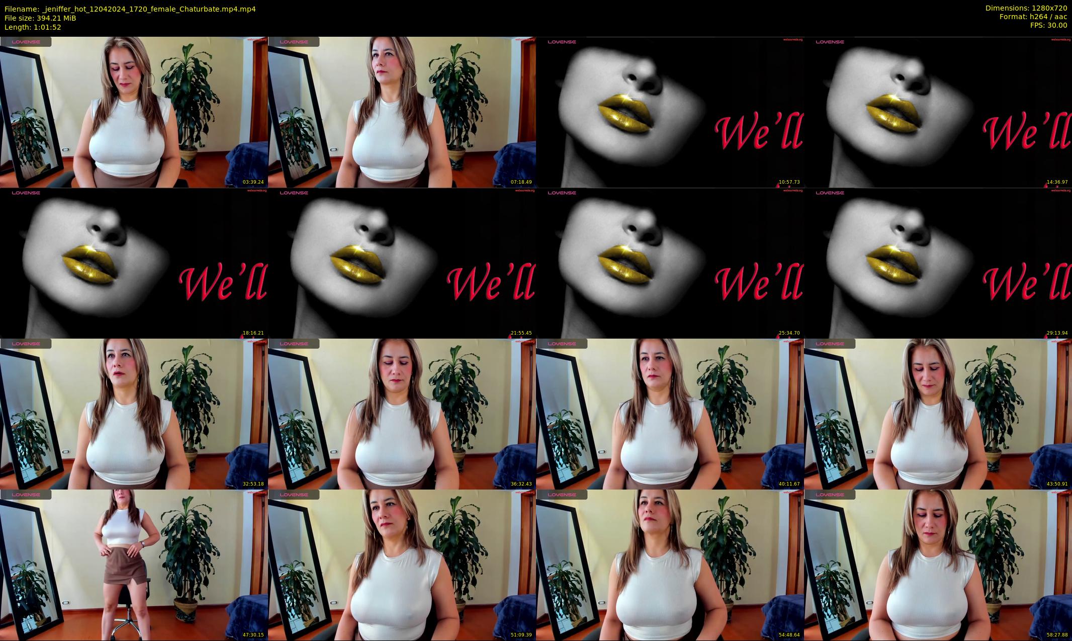_jeniffer_hot — 62 minute Chaturbate female cam show recording, 720p, Apr 12, 2024