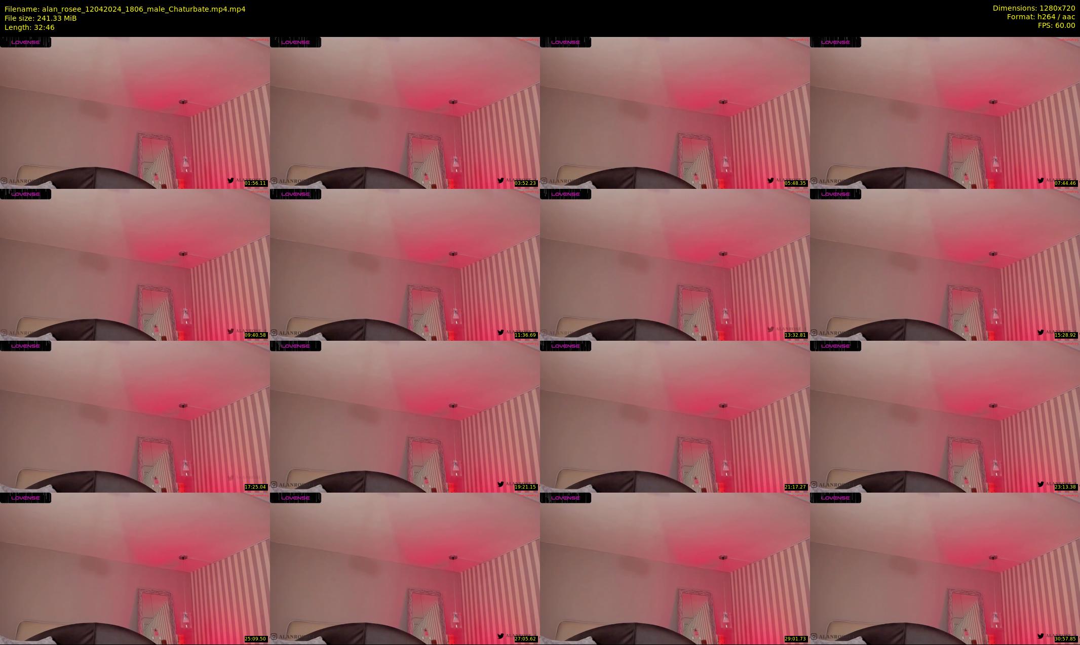 alan_rosee — 33 minute Chaturbate male cam show recording, 720p, Apr 12, 2024