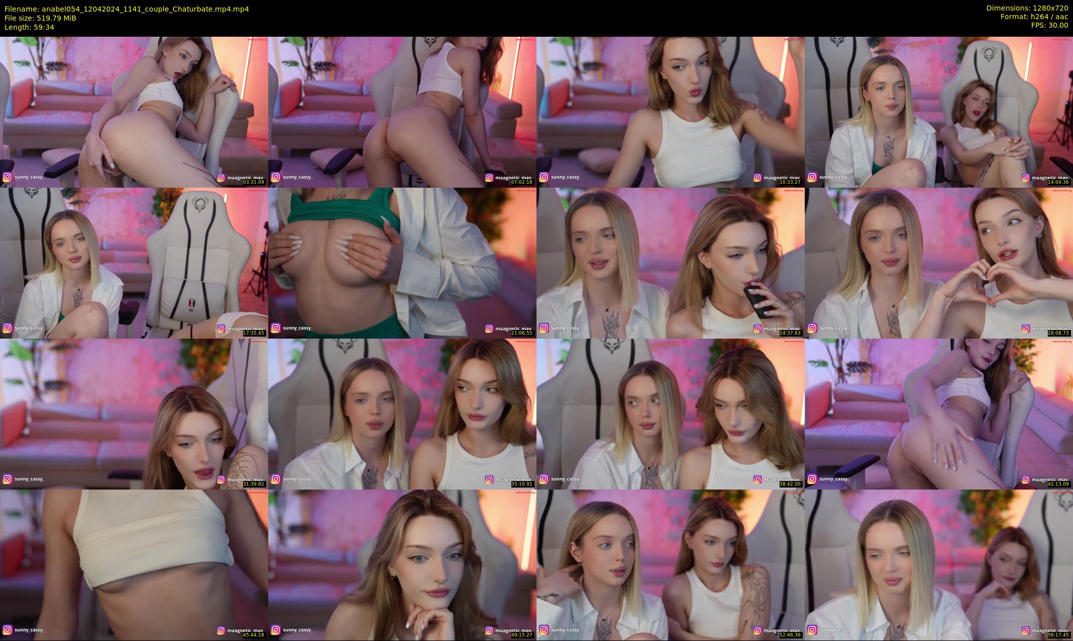 anabel054 — 60 minute Chaturbate female cam show recording, 720p, Apr 12, 2024