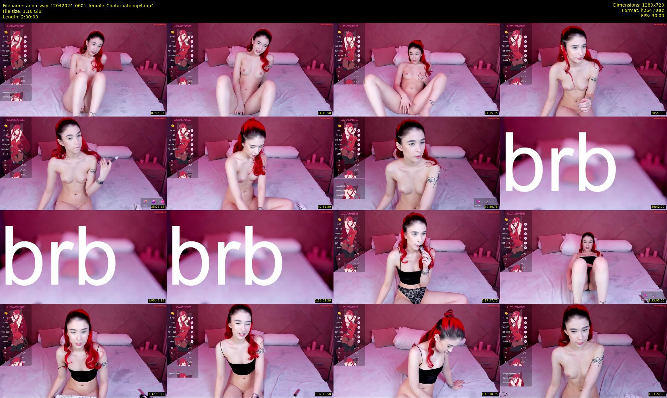 anna_way — 120 minute Chaturbate female cam show recording, 720p, Apr 12, 2024