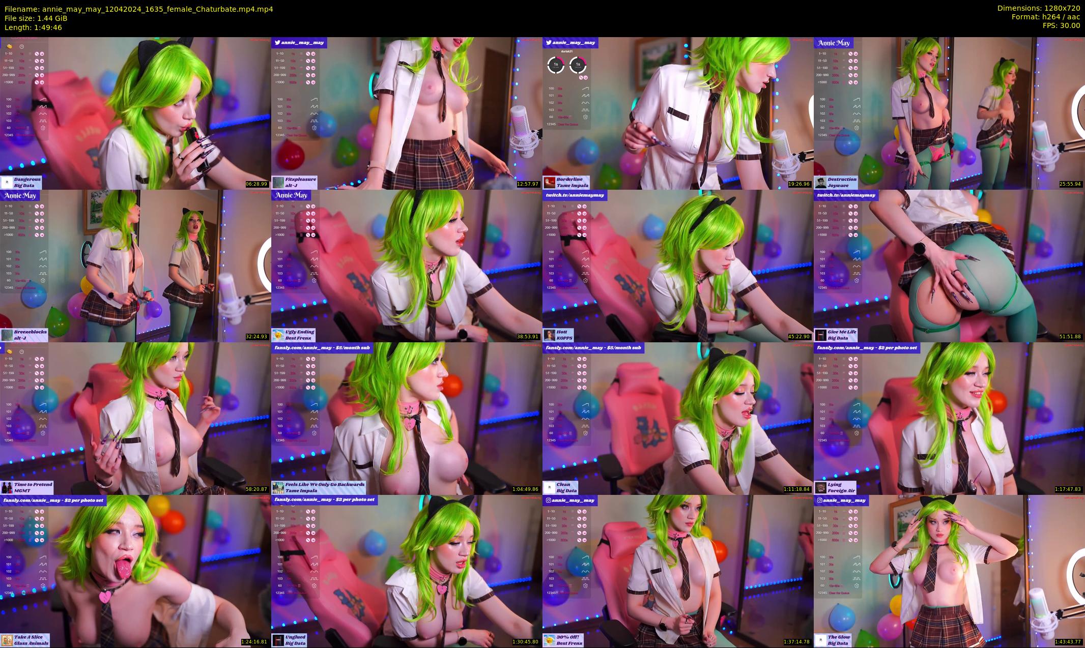 annie_may_may — 110 minute Chaturbate female cam show recording, 720p, Apr 12, 2024