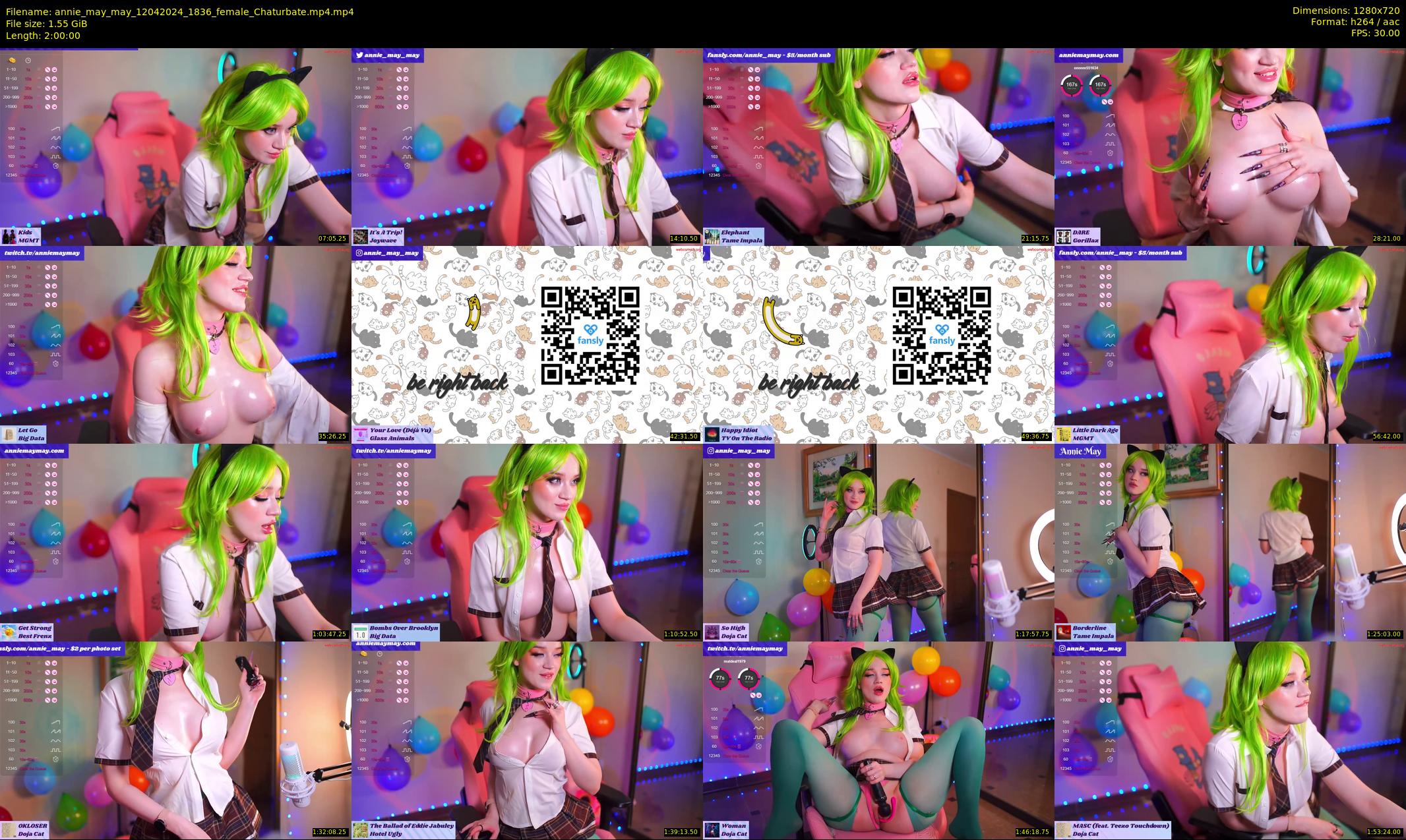 annie_may_may — 120 minute Chaturbate female cam show recording, 720p, Apr 12, 2024