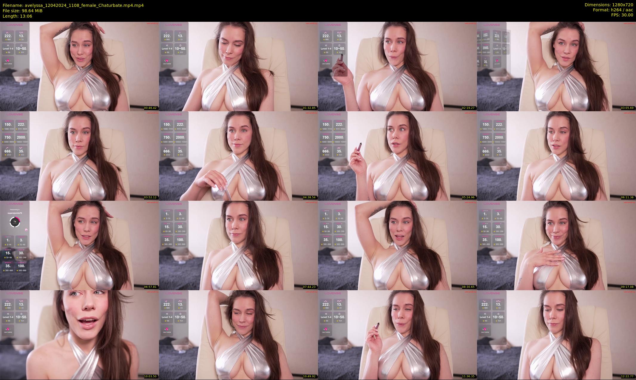 avelyssa — 14 minute Chaturbate female cam show recording, 720p, Apr 12, 2024