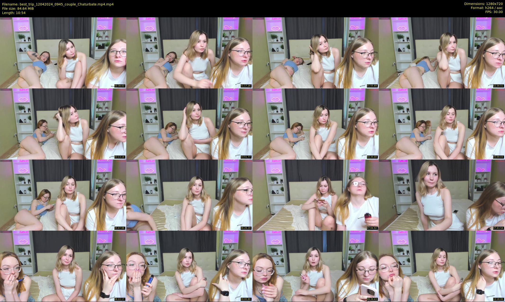 best_trip — 11 minute Chaturbate couple cam show recording, 720p, Apr 12, 2024