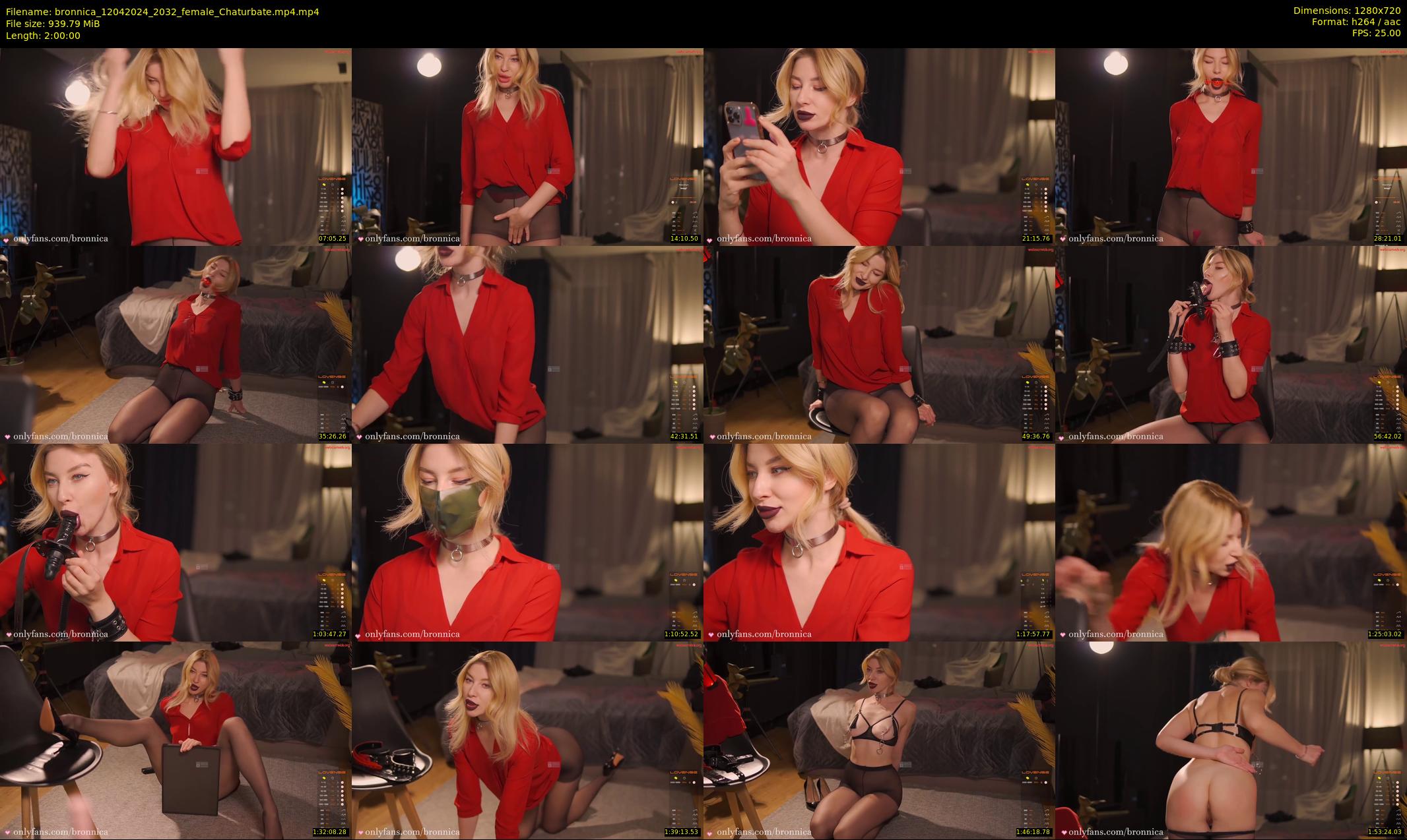 bronnica — 120 minute Chaturbate female cam show recording, 720p, Apr 12, 2024