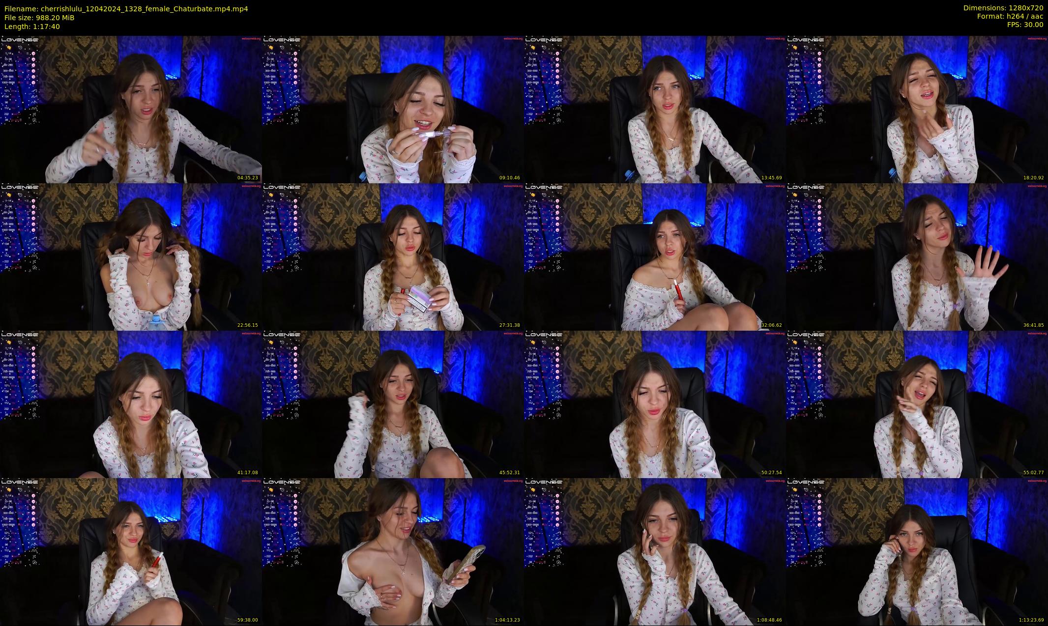 cherrishlulu — 78 minute Chaturbate female cam show recording, 720p, Apr 12, 2024