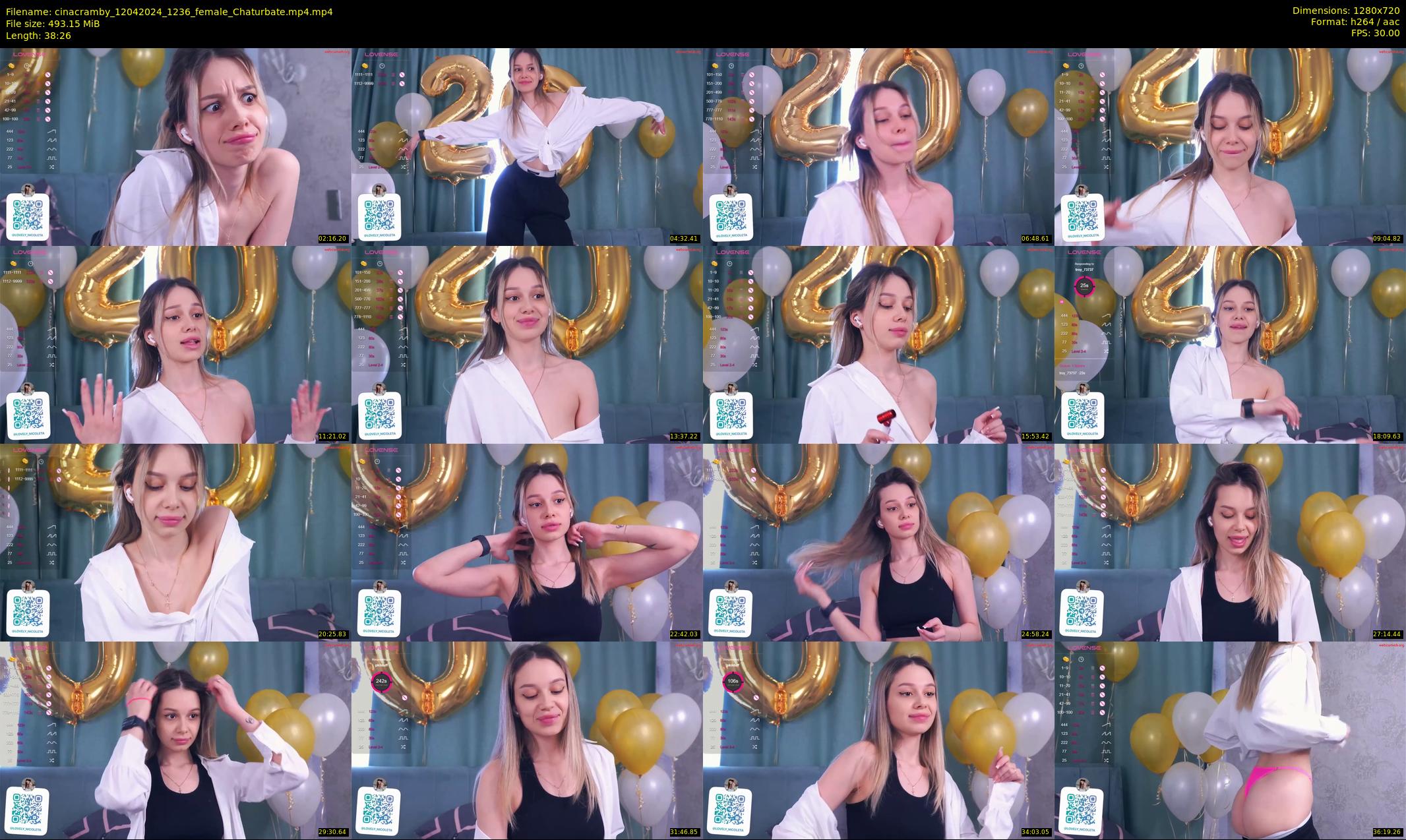 cinacramby — 39 minute Chaturbate female cam show recording, 720p, Apr 12, 2024