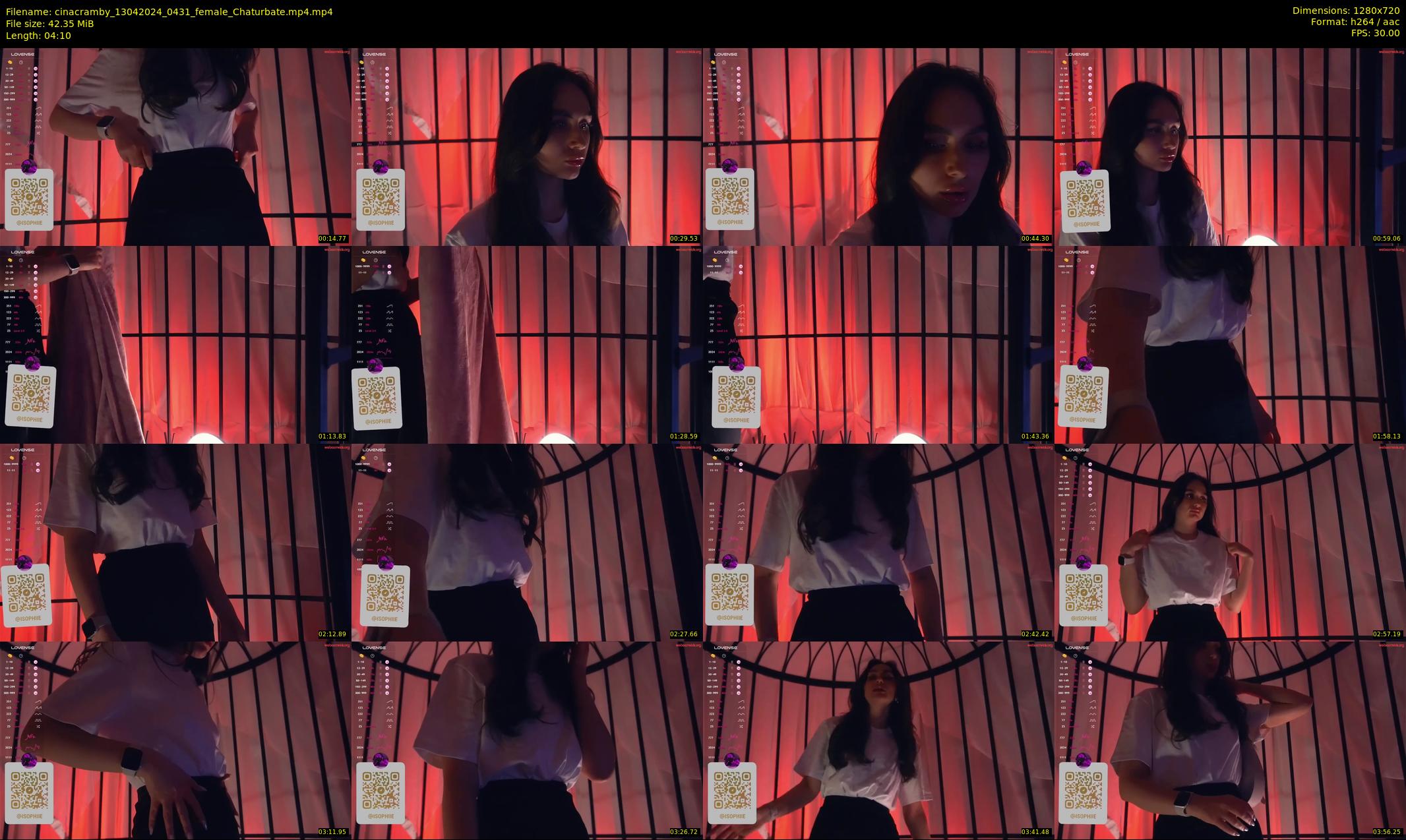 cinacramby — 5 minute Chaturbate female cam show recording, 720p, Apr 13, 2024