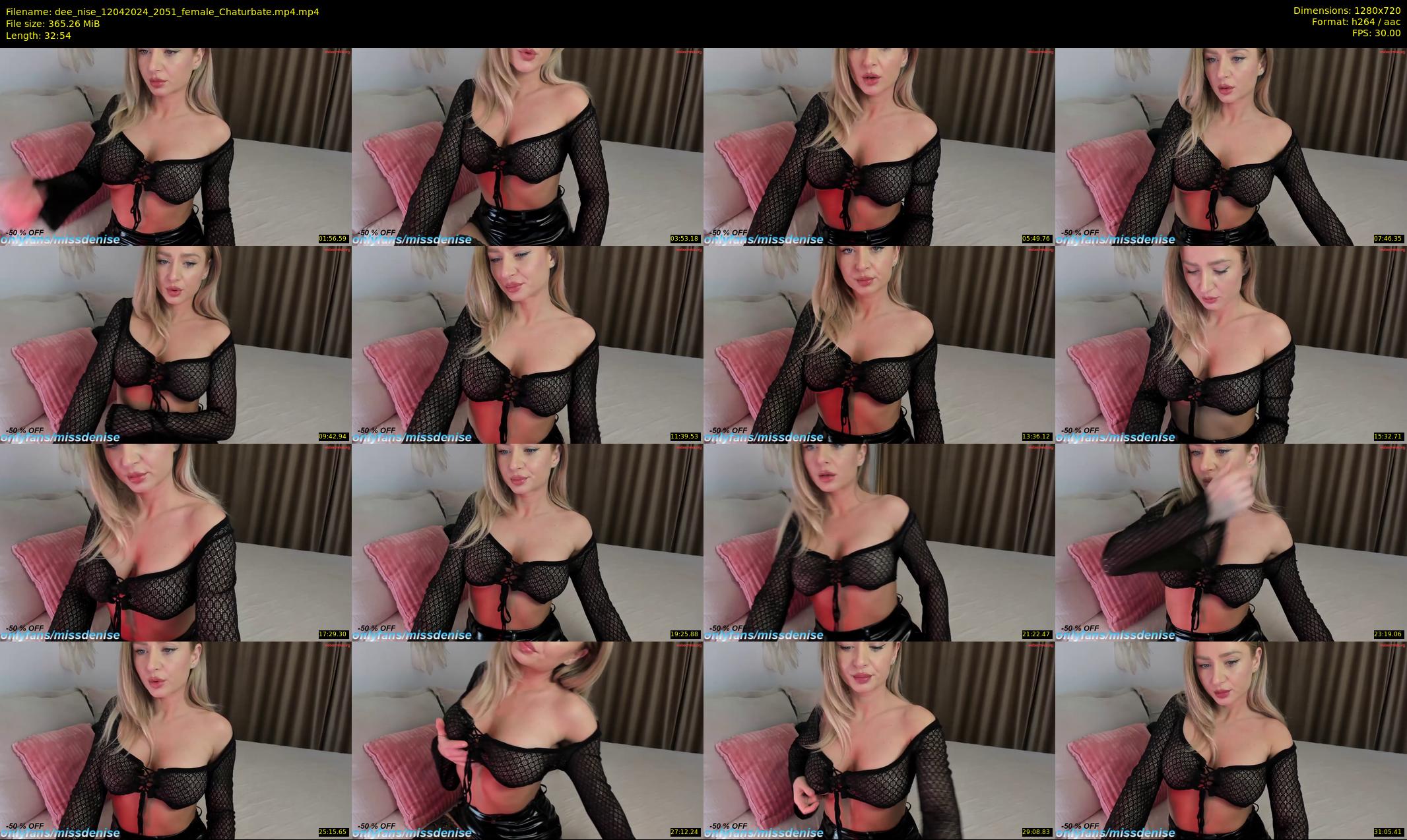 dee_nise — 33 minute Chaturbate female cam show recording, 720p, Apr 12, 2024