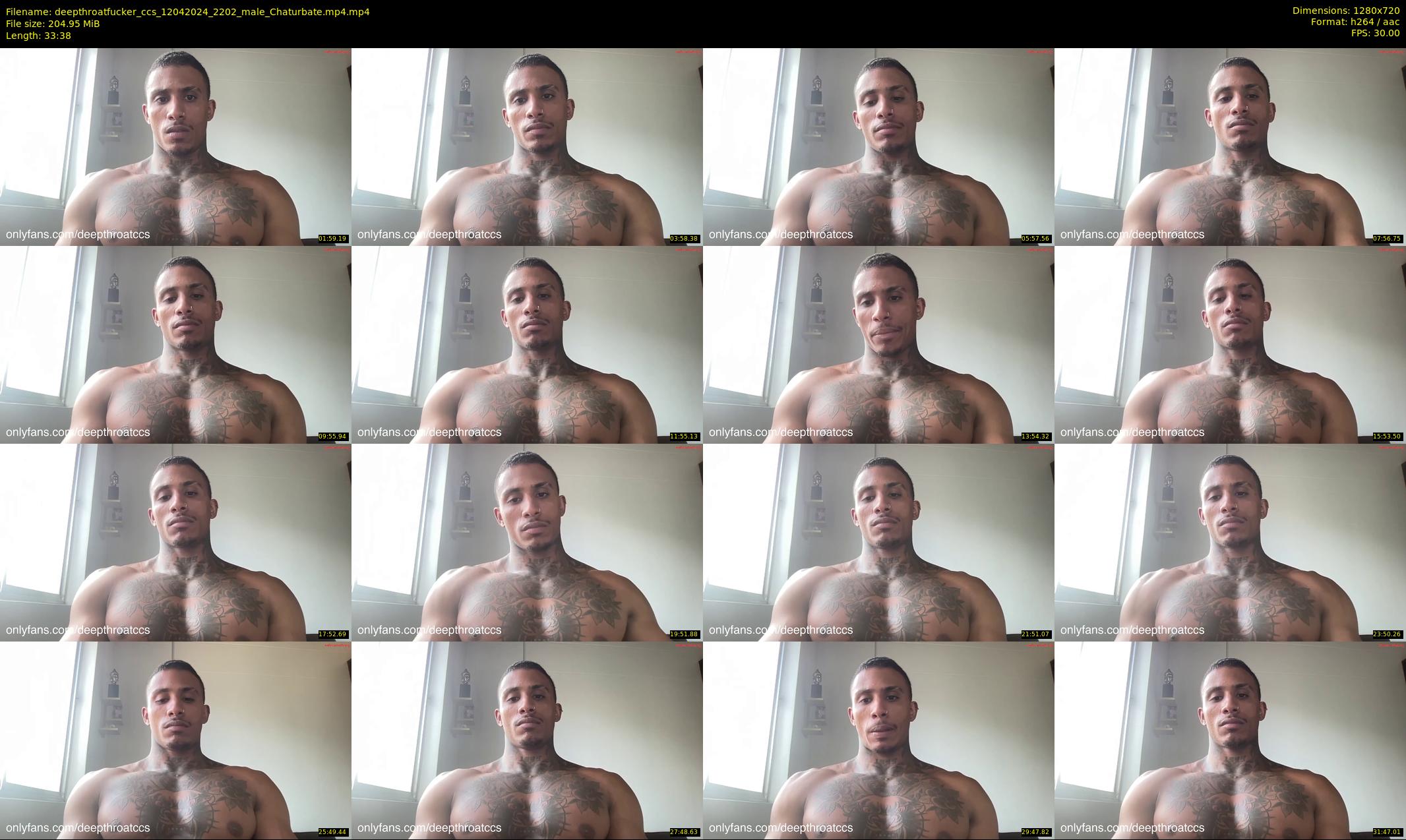 deepthroatfucker_ccs — 34 minute Chaturbate male cam show recording, 720p, Apr 12, 2024