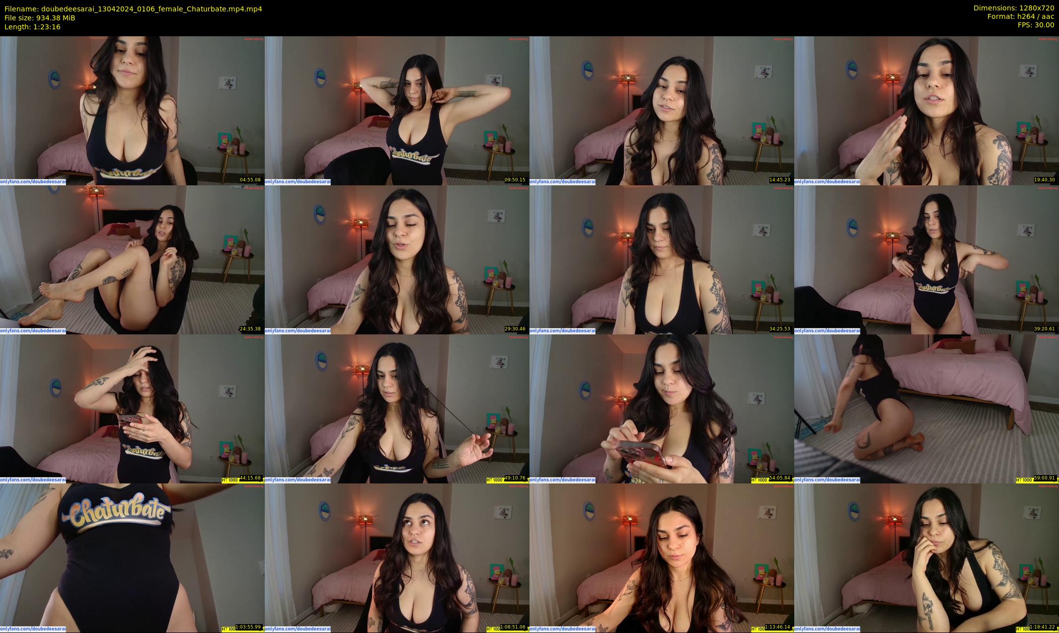 doubedeesarai — 84 minute Chaturbate female cam show recording, 720p, Apr 13, 2024