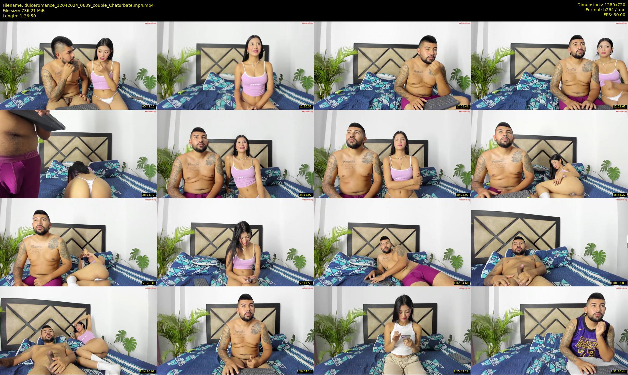 dulceromance — 97 minute Chaturbate couple cam show recording, 720p, Apr 12, 2024