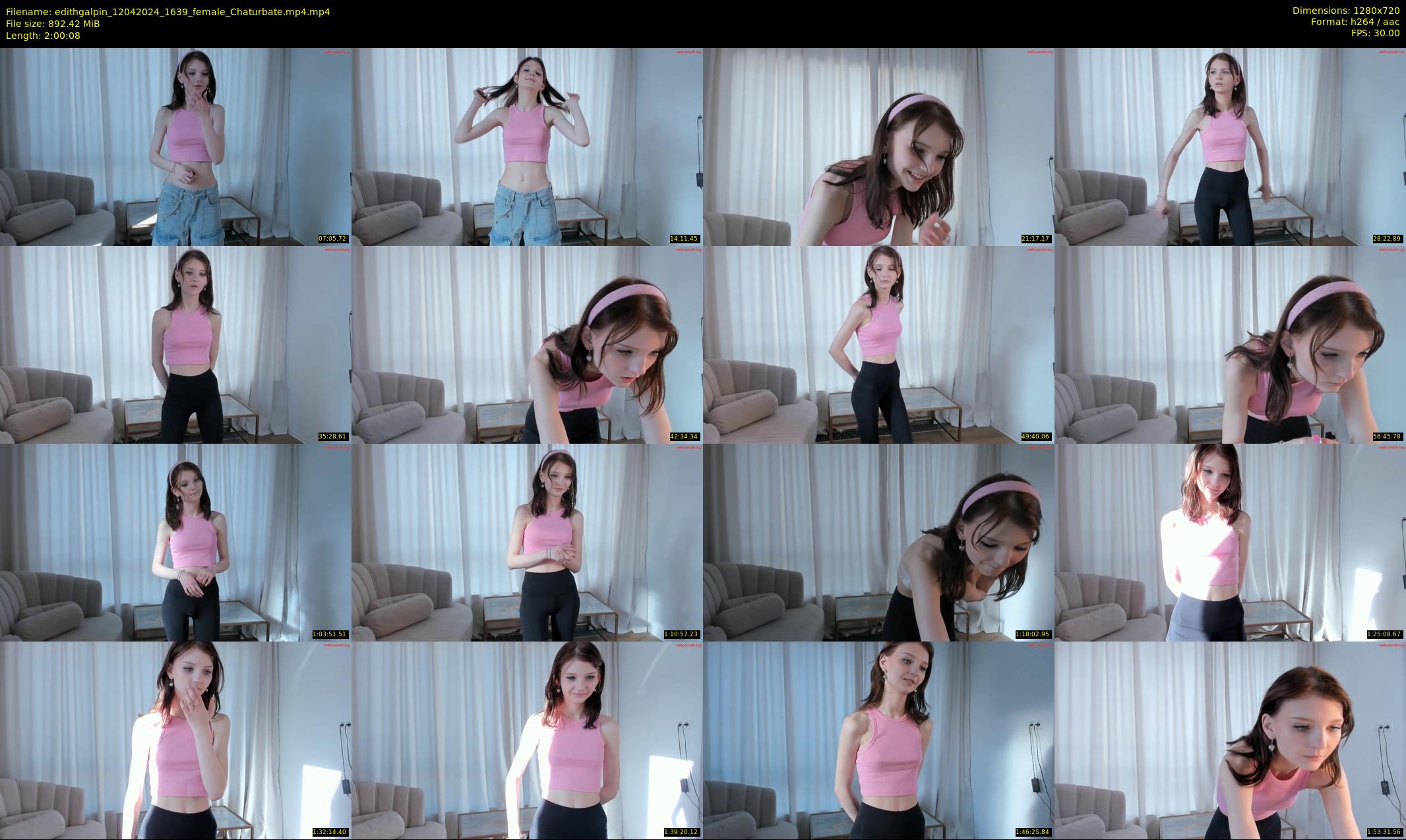 edithgalpin — 121 minute Chaturbate female cam show recording, 720p, Apr 12, 2024