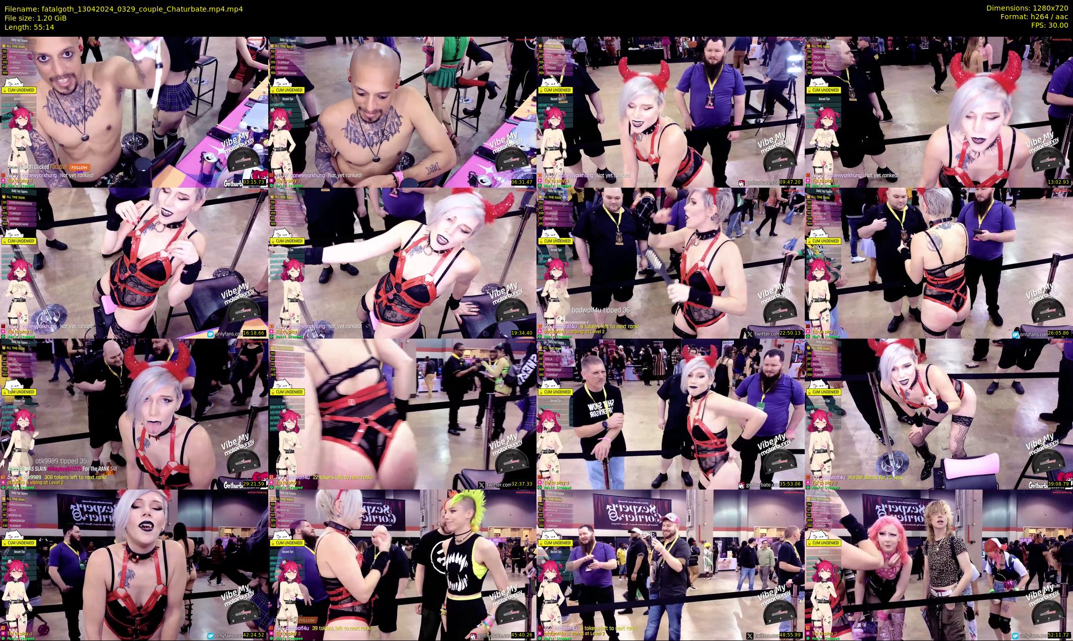 fatalgoth — 56 minute Chaturbate couple cam show recording, 720p, Apr 13, 2024